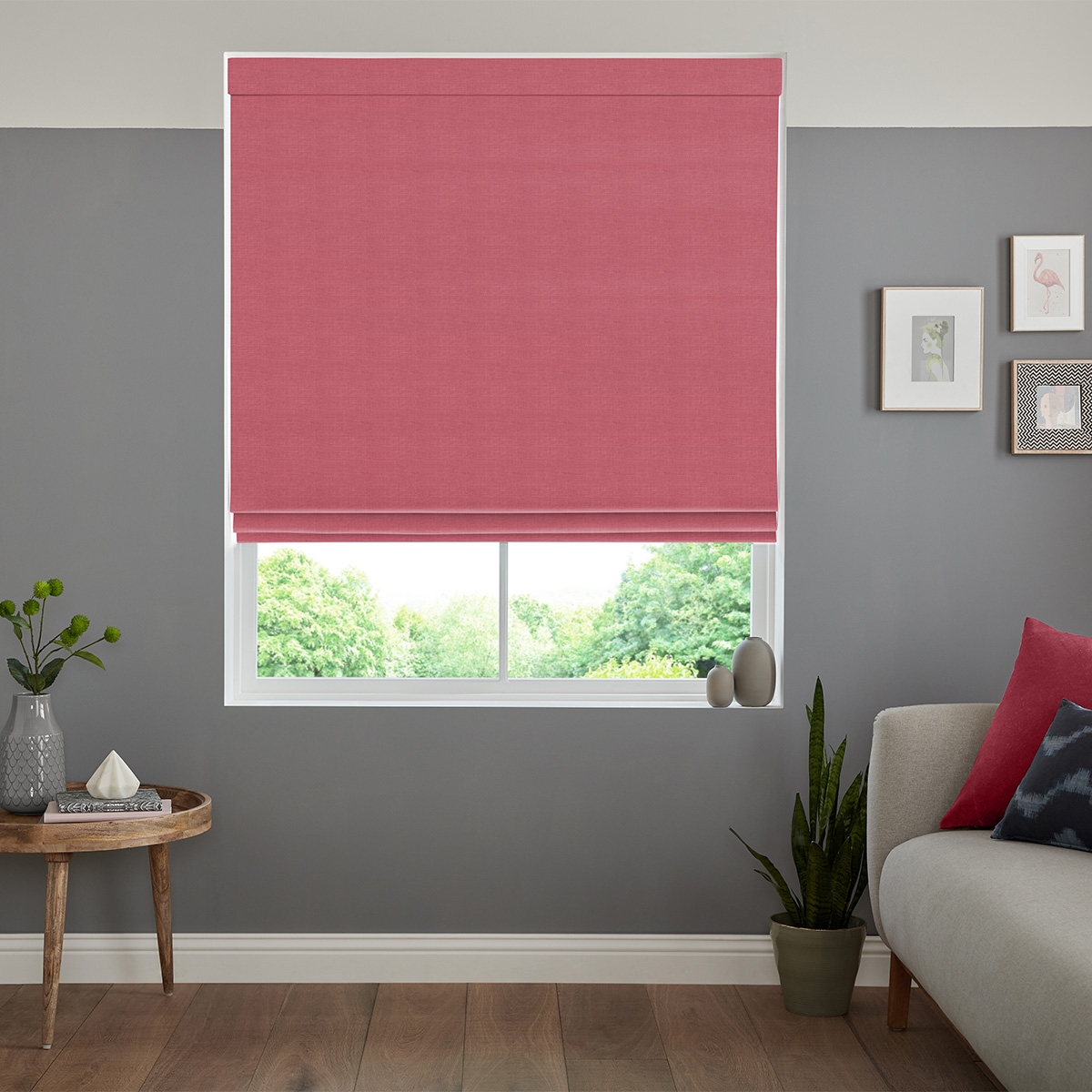 Jenson Roman Blind - Blush