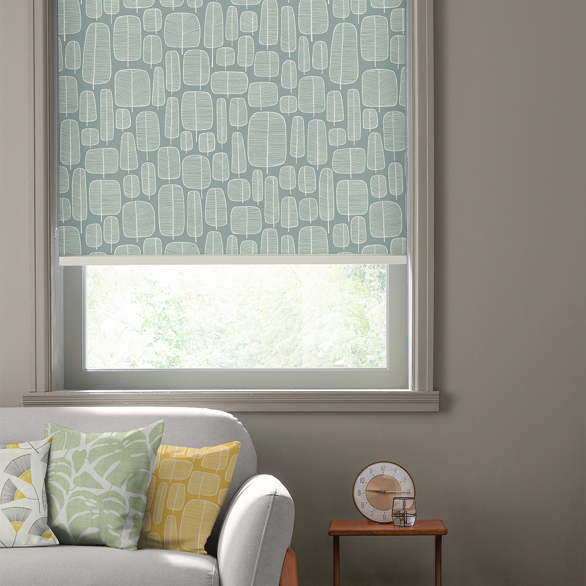 MissPrint Roller Blind - Little Trees Comet