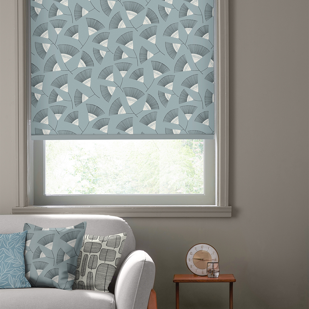 MissPrint Roller Blind - Persia Silversea