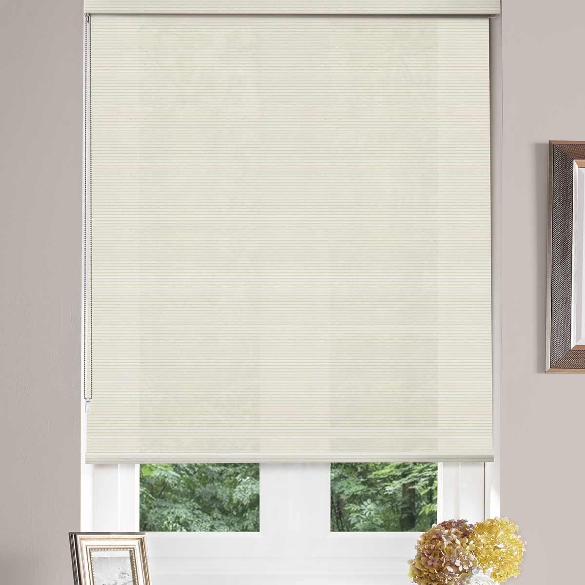 Pinstripes Roller Blind - Butterscotch
