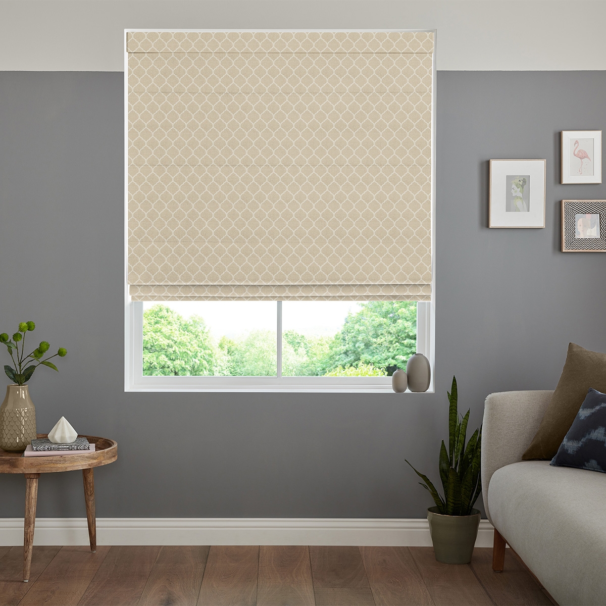 Solomon Roman Blind - Champagne