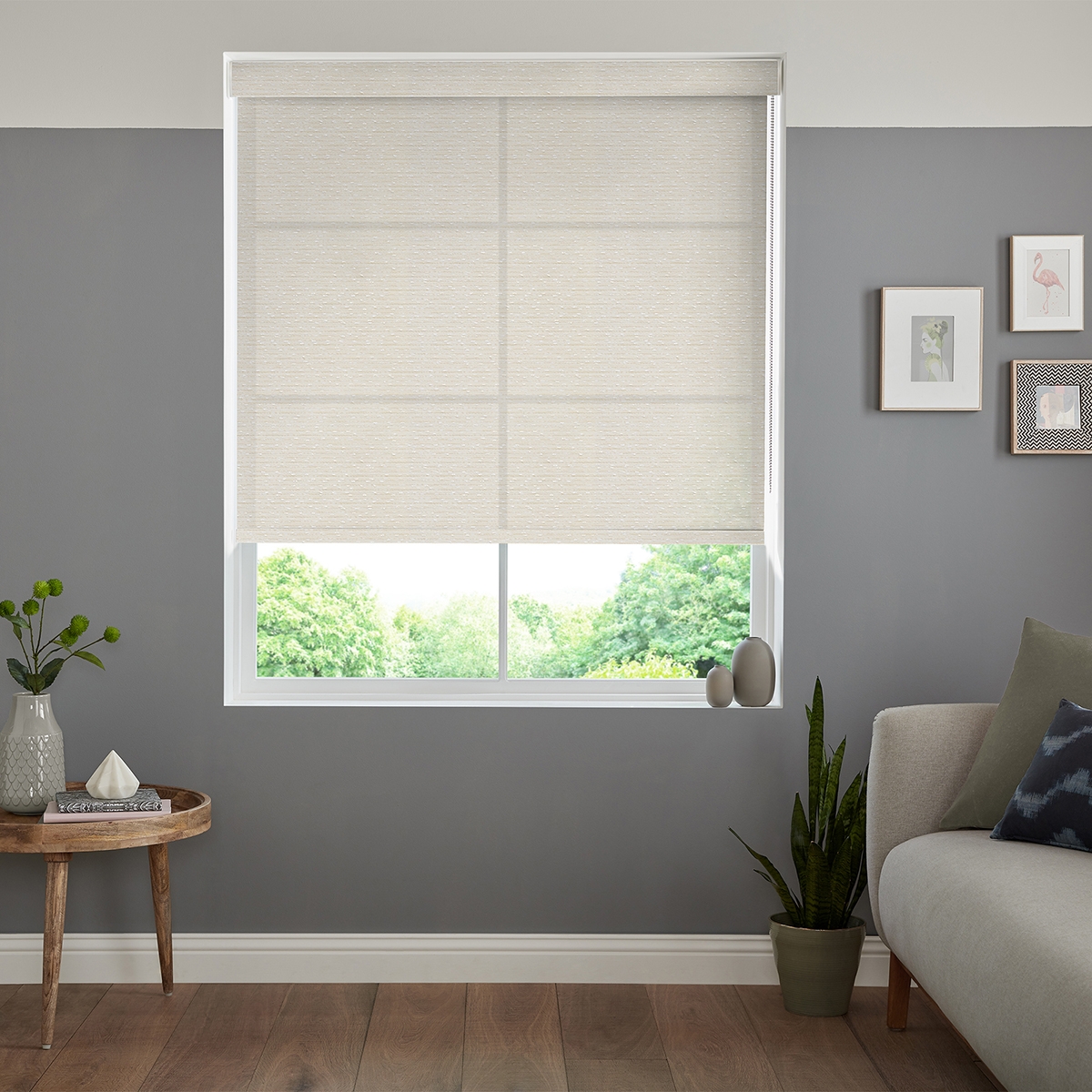 Stanley Roller Blind - Ivory