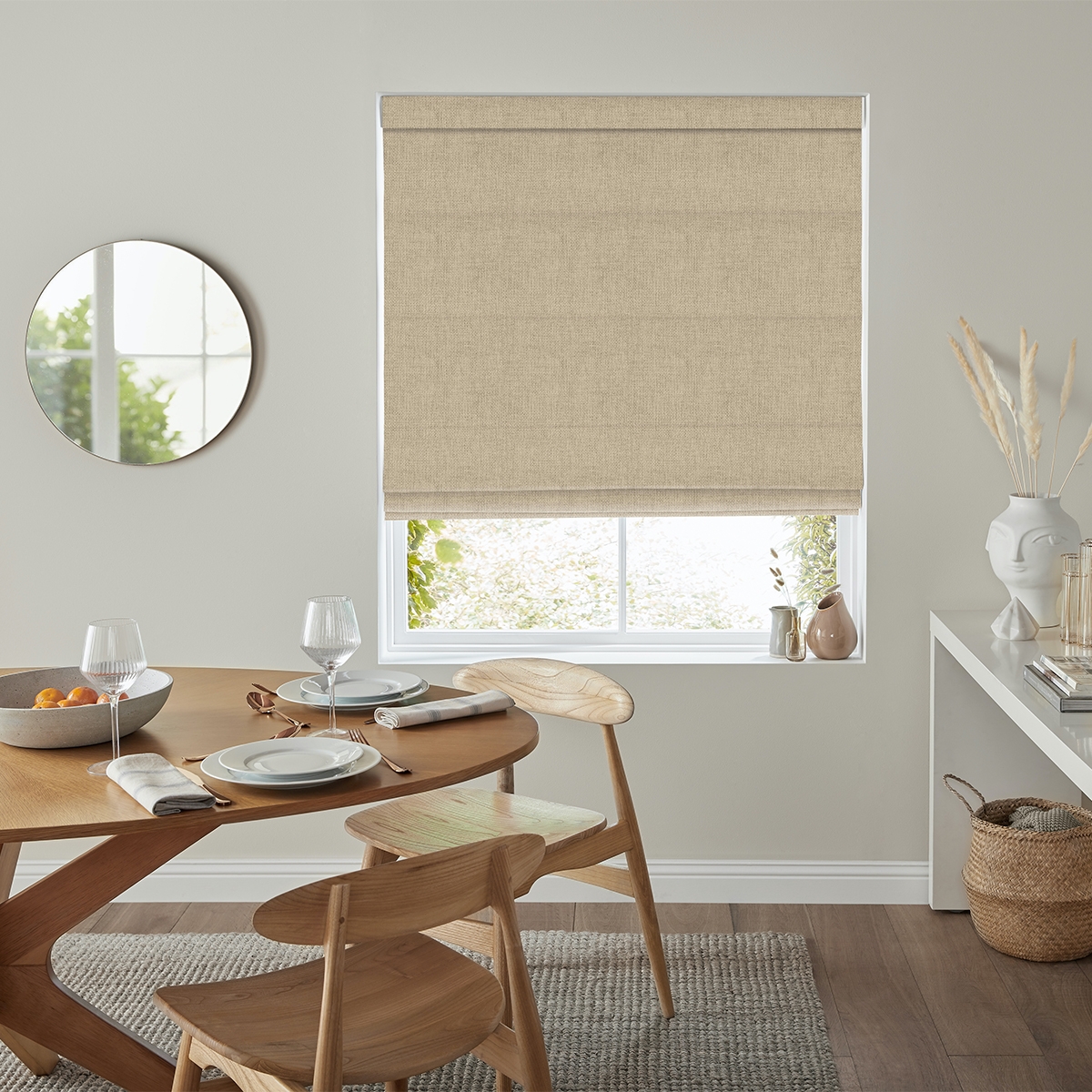 Virgil Roman Blind - Linen