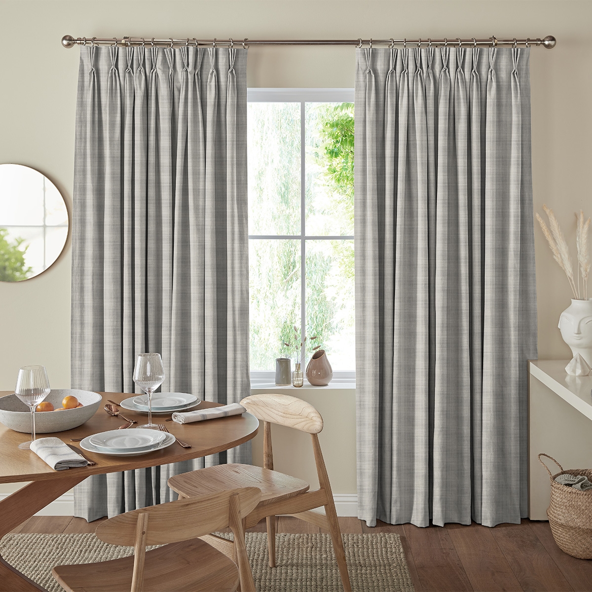 Cahill Curtain - Pewter