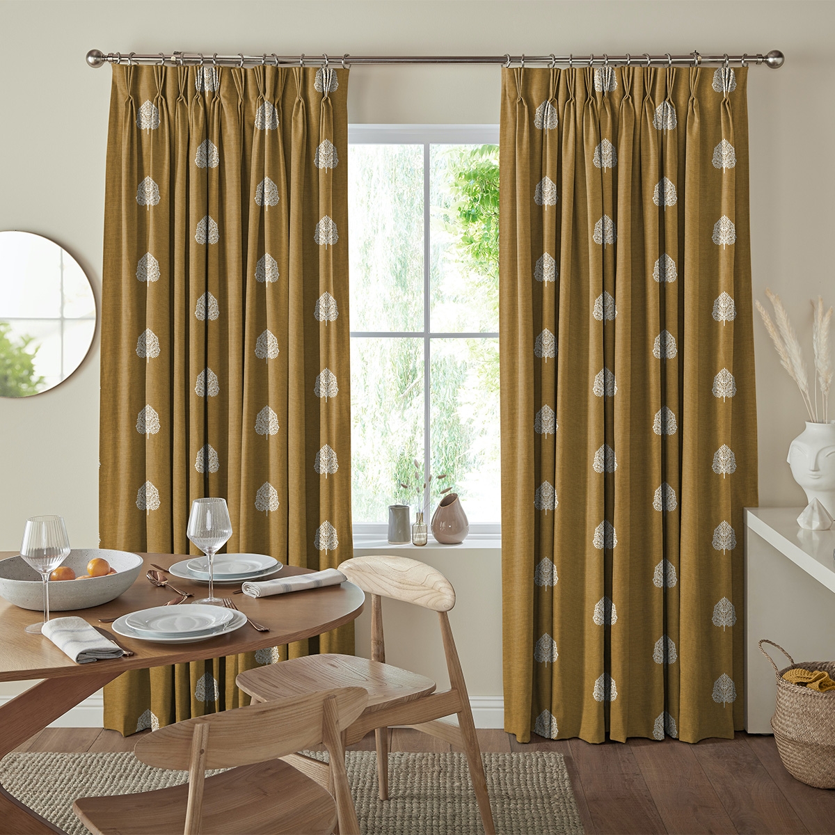 Coman Curtain - Ochre