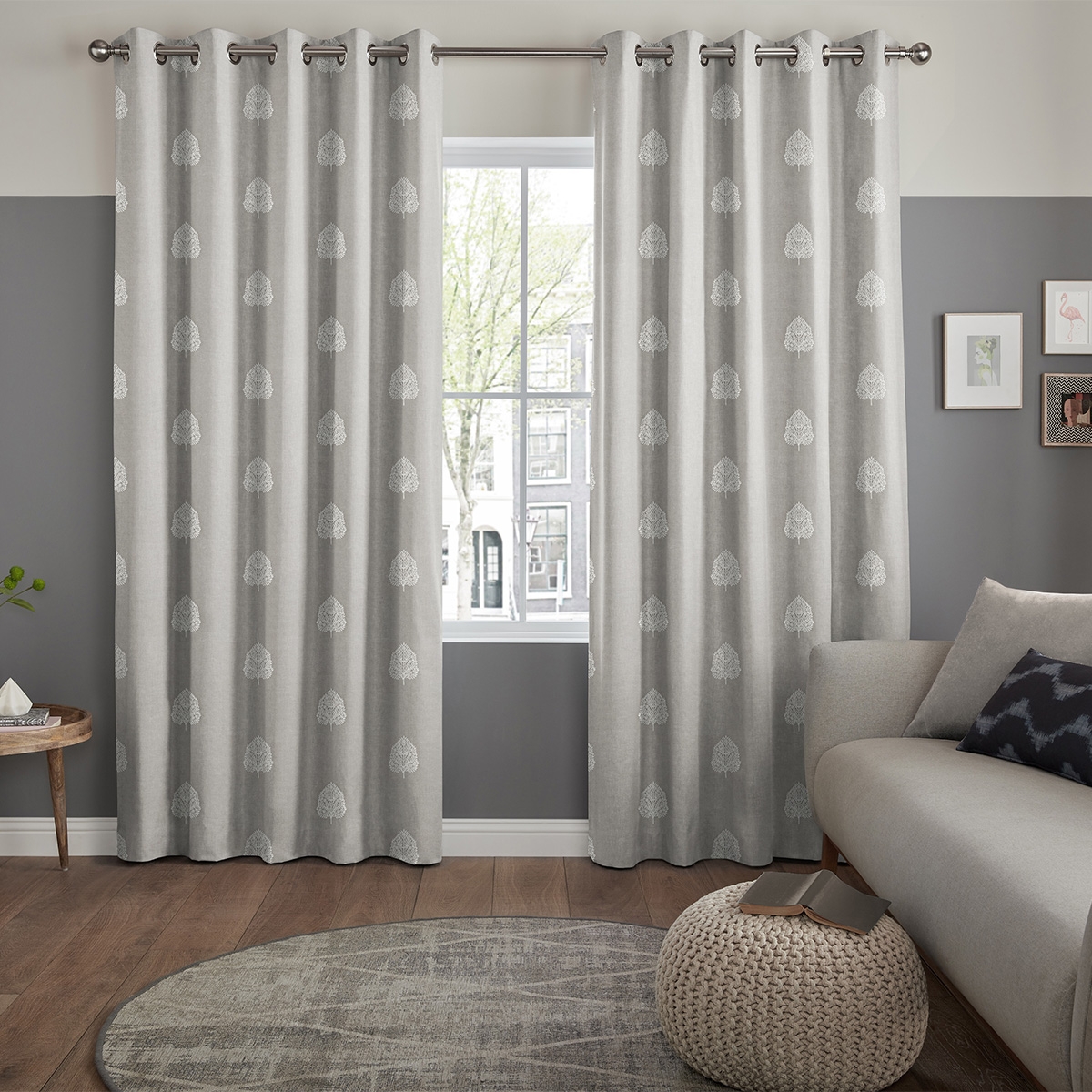 Coman Curtain - Silver