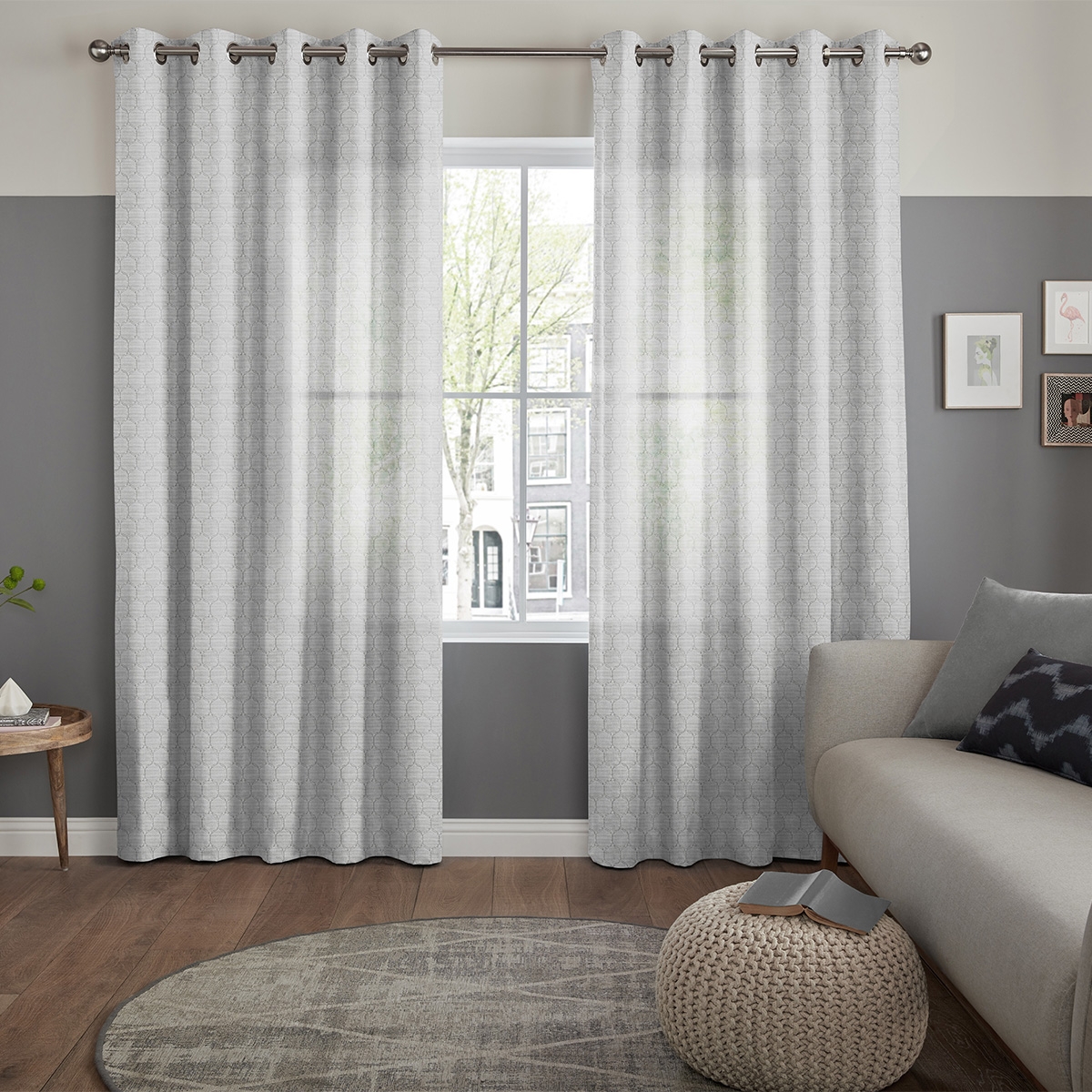 Denver Curtain - Silver