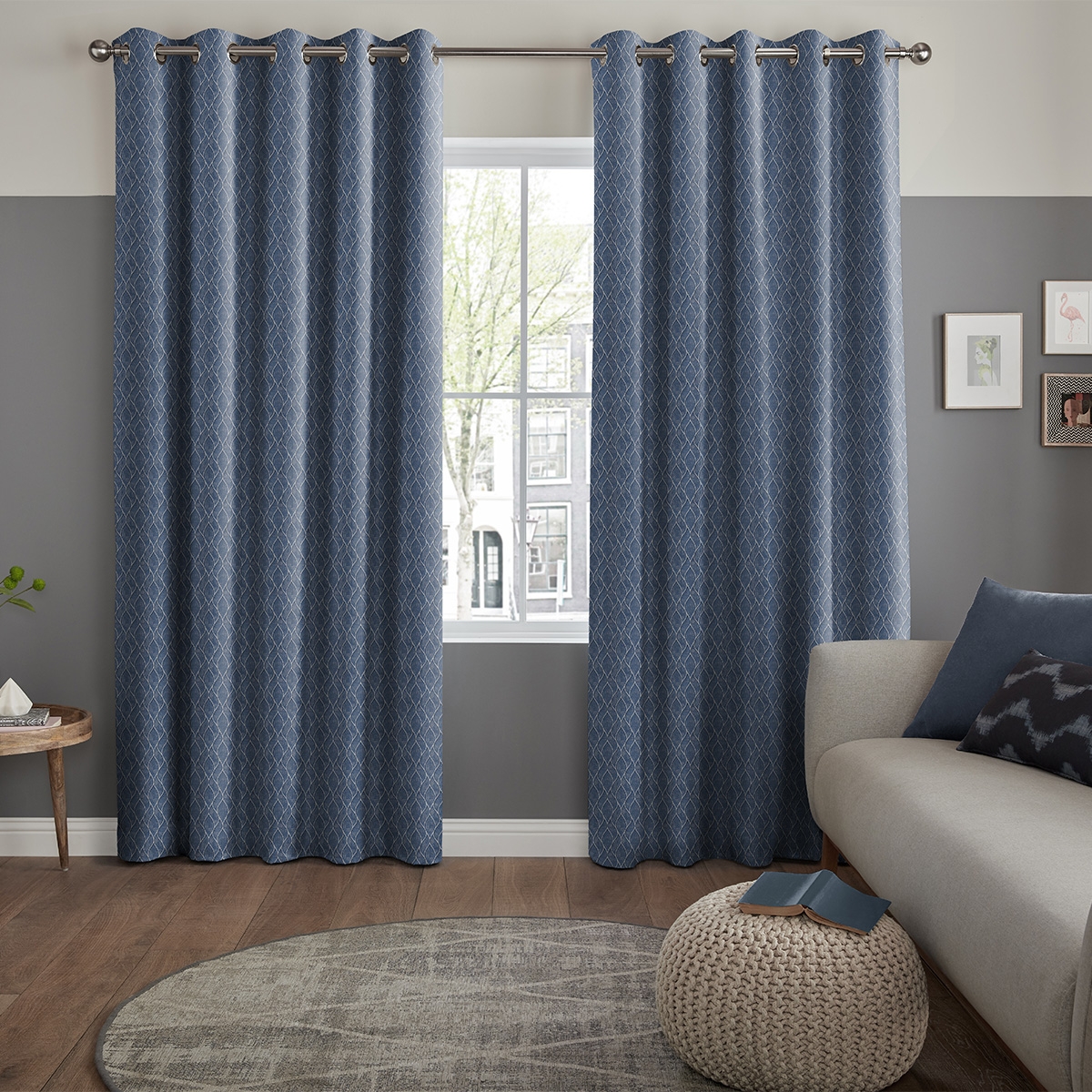 Matip Curtain - Indigo