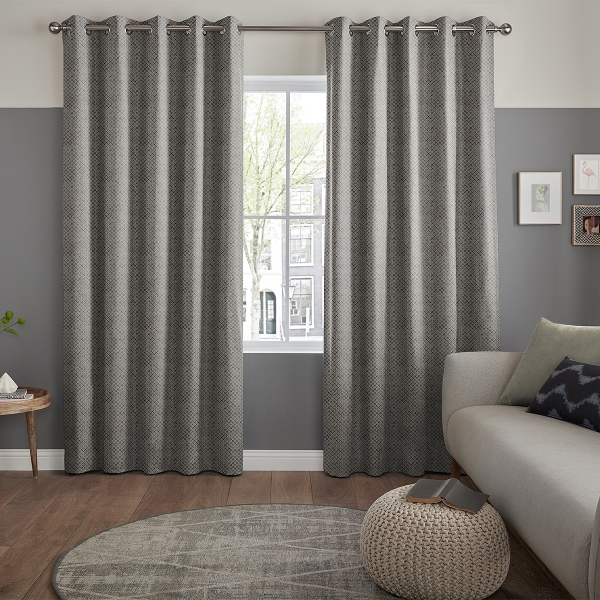 Olise Curtain - Graphite