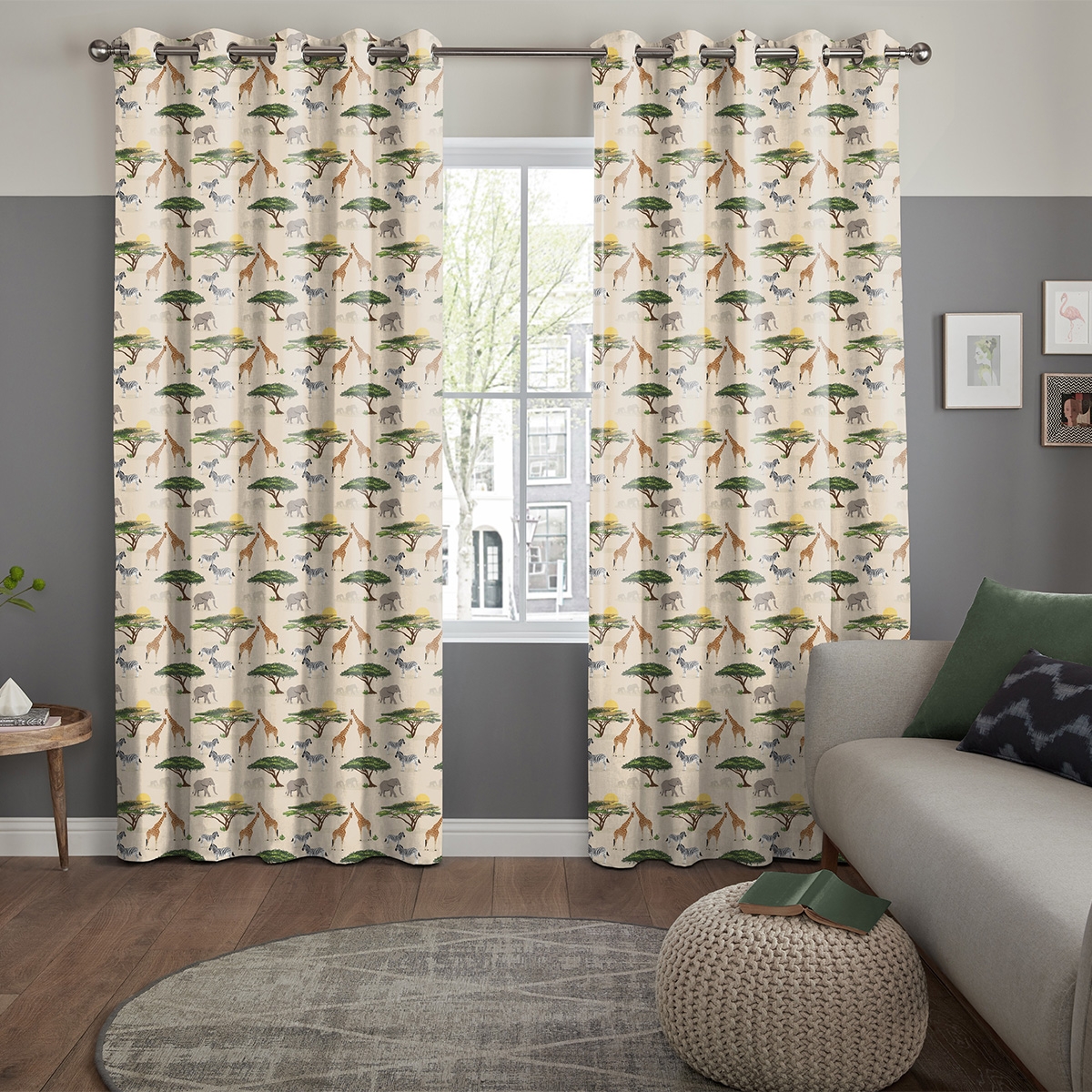 Safari Curtain - Multi