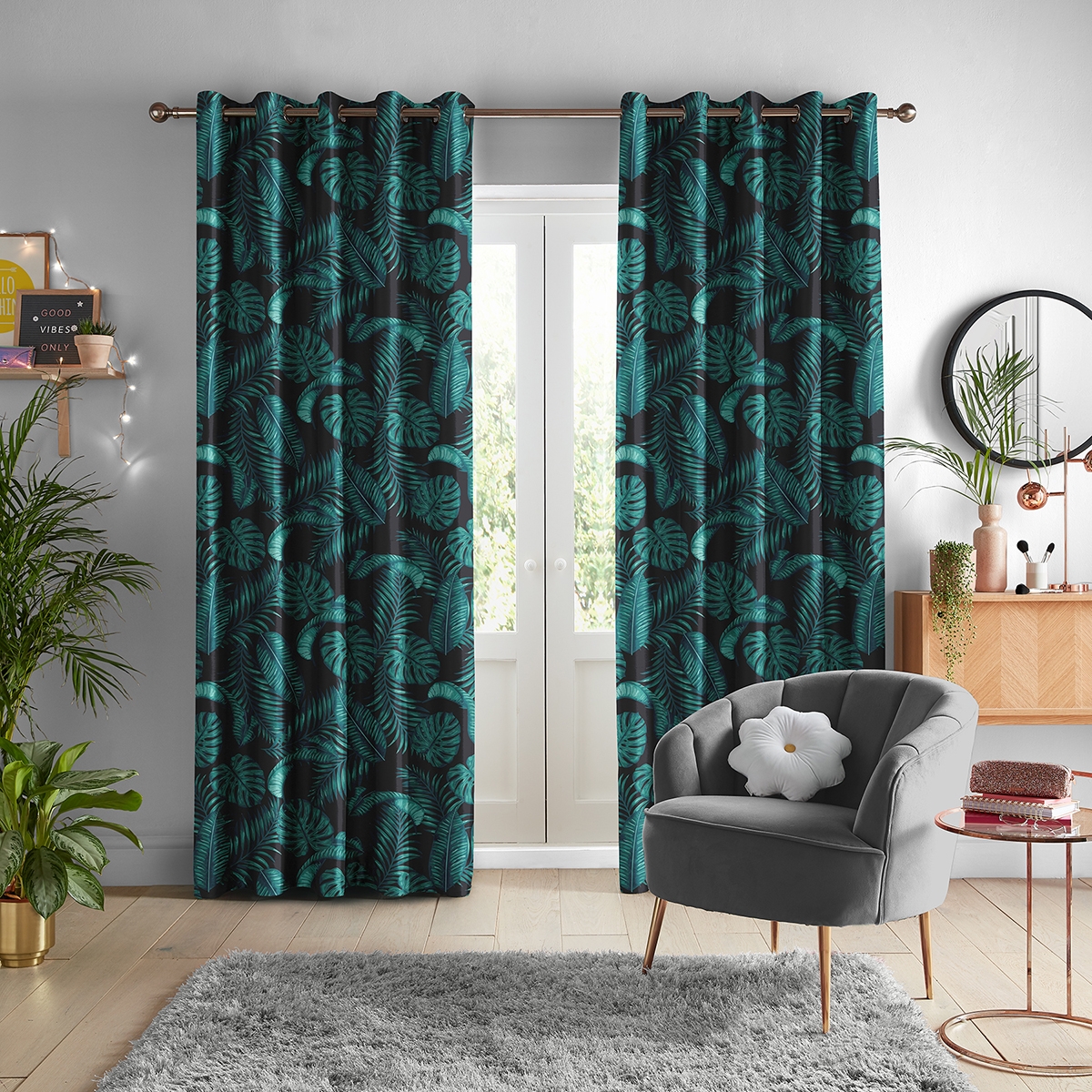 Skinny Dip Curtain - Dominica Midnight