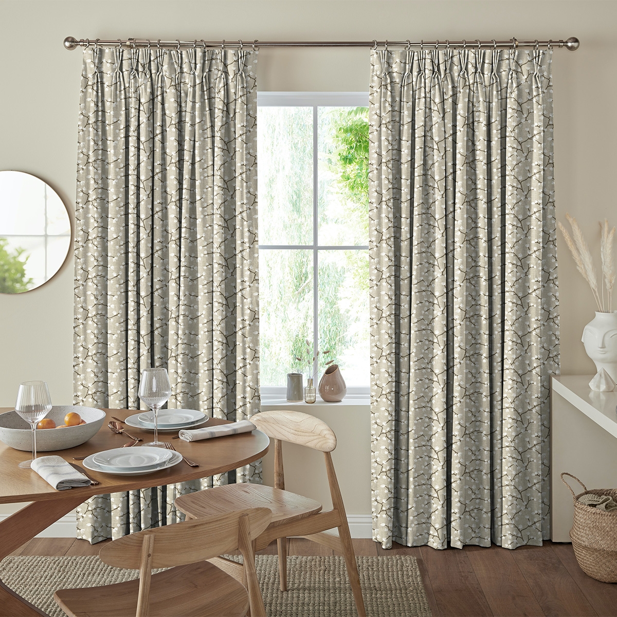 Steer Curtain - Taupe