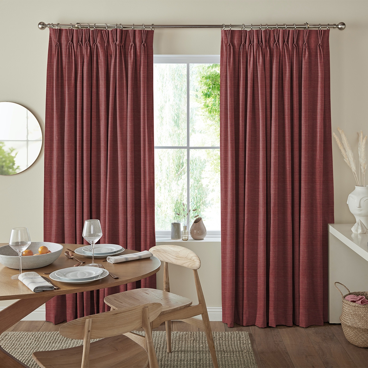 Tyson Curtain - Cherry