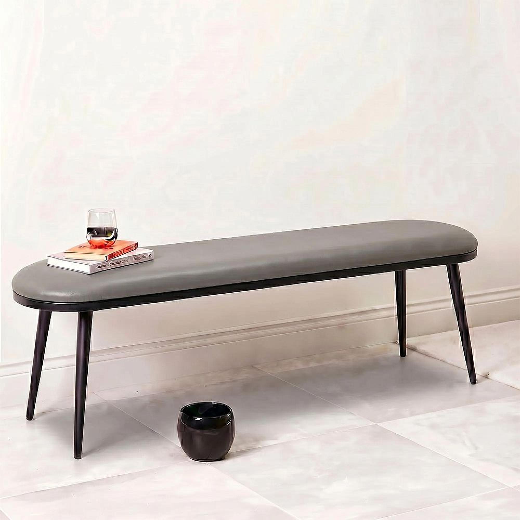 Clearance - Ace Dining Bench - Grey - Fabric - FSS16497