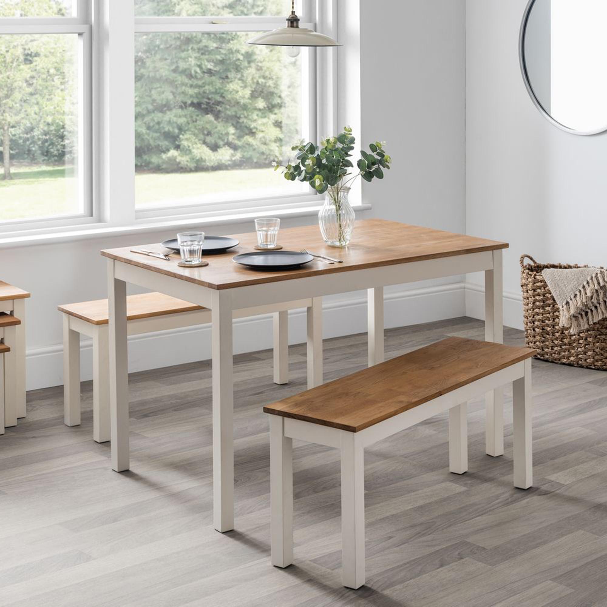 Coxmoor Dining Bench - Ivory