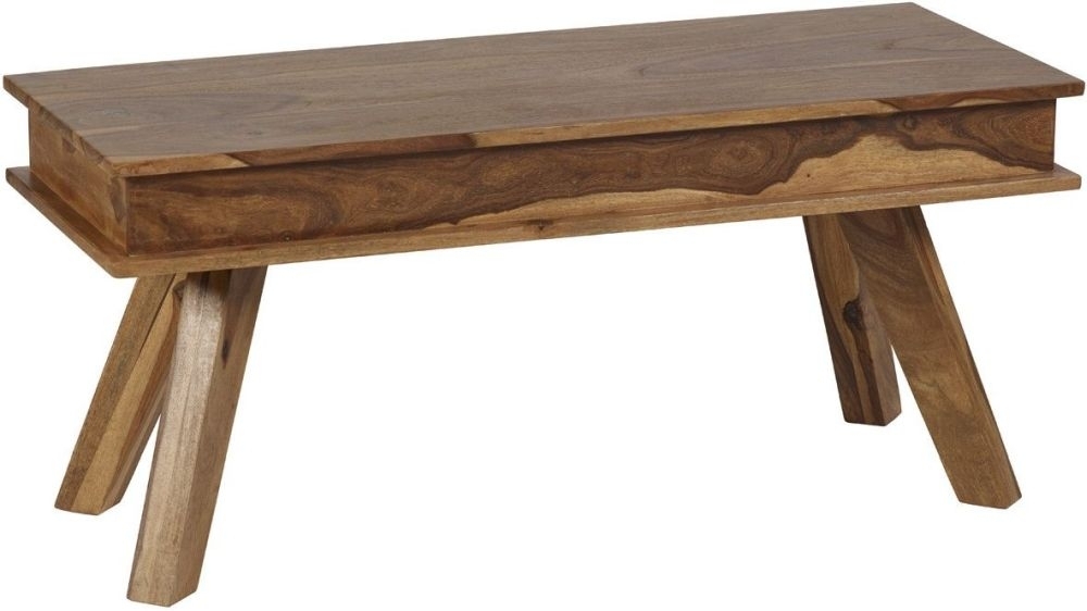 Hubli Bench - 100cm - Solid Sheesham Wood
