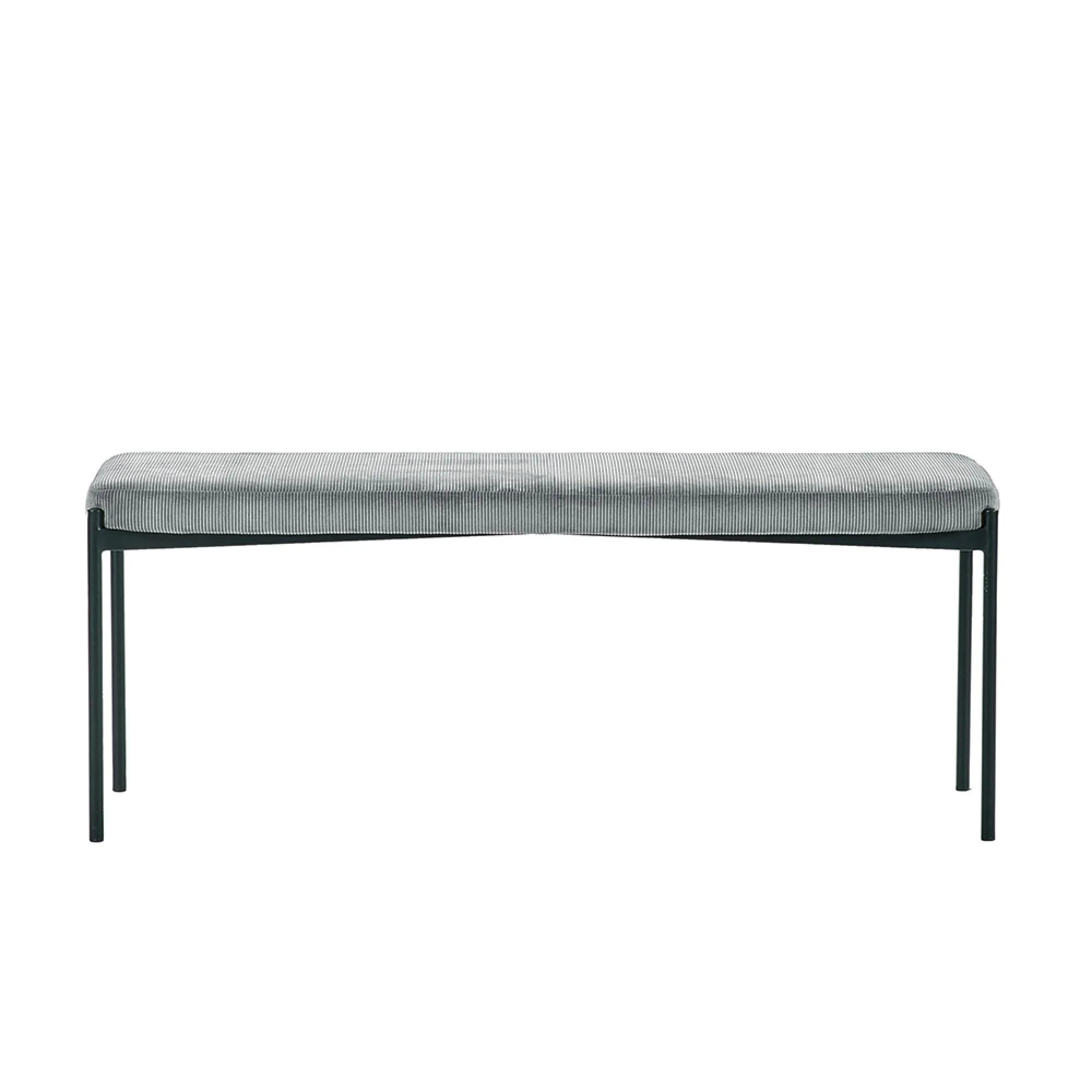 Leonie Grey Fabric Dining Bench