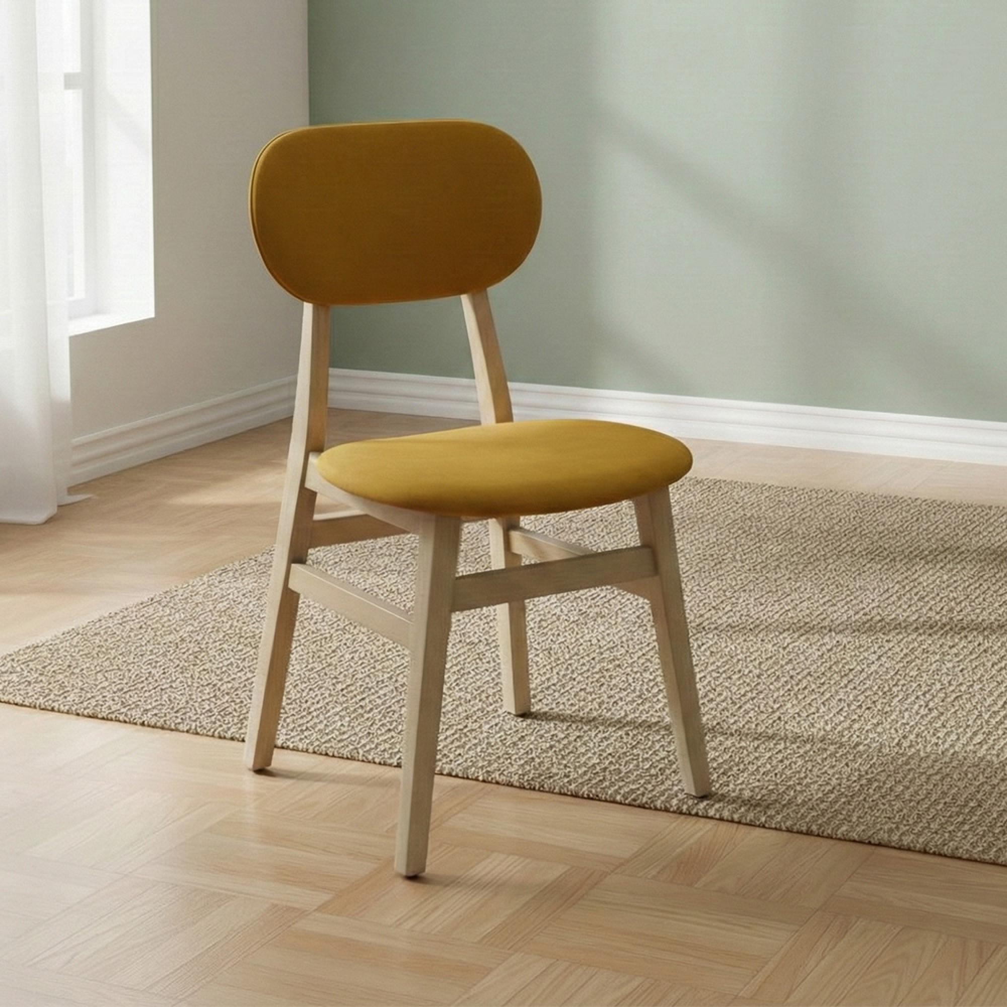 Twyford Dining Chair - Set of 2 - Mustard