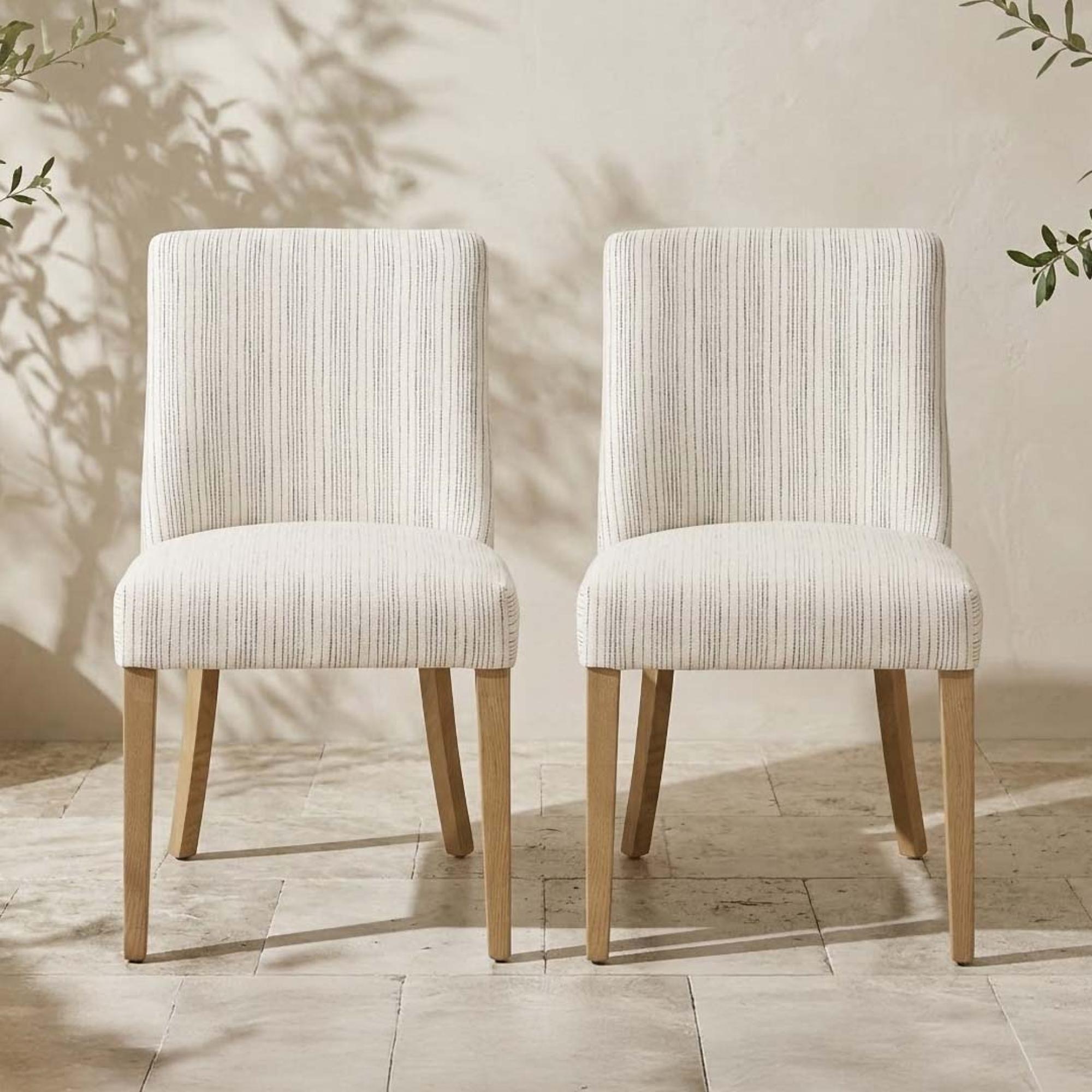 Wraysbury Dining Chair Set of 2 Stripe
