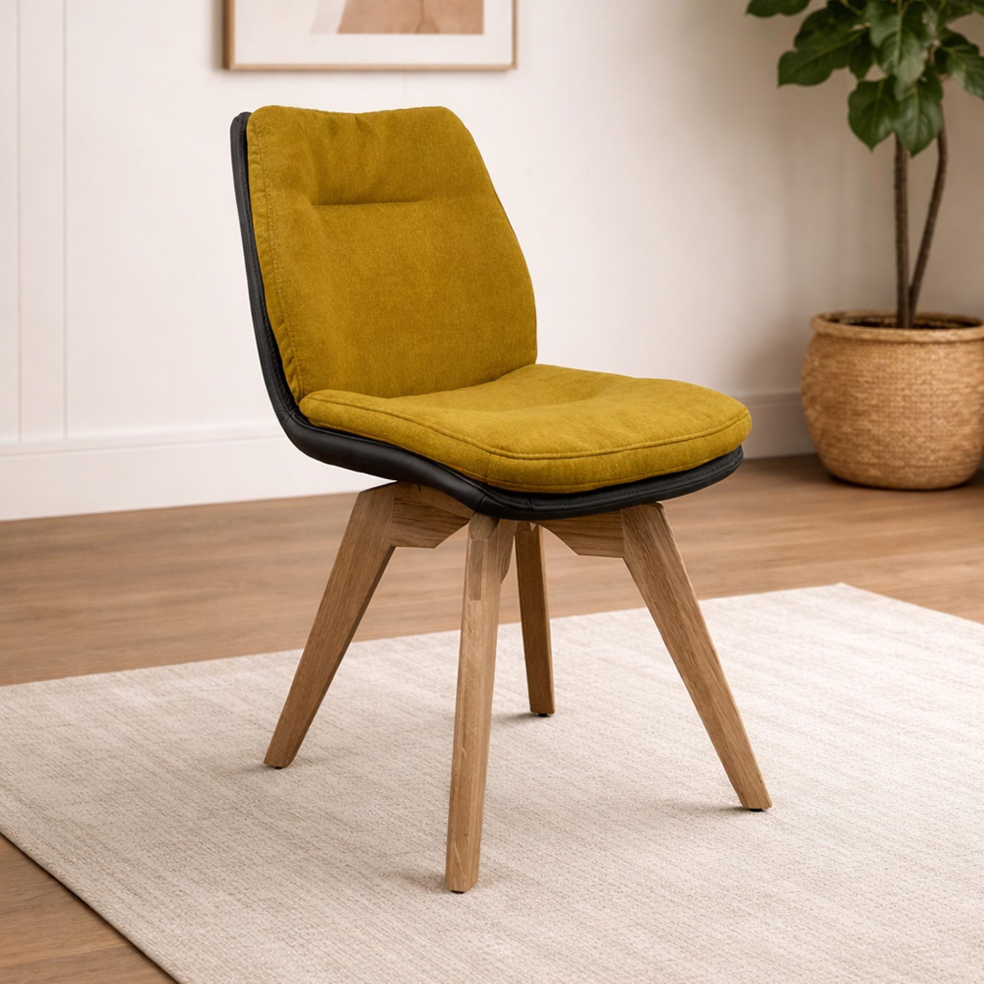 Alexia Dining Chair - Oak Legs - Variation Available