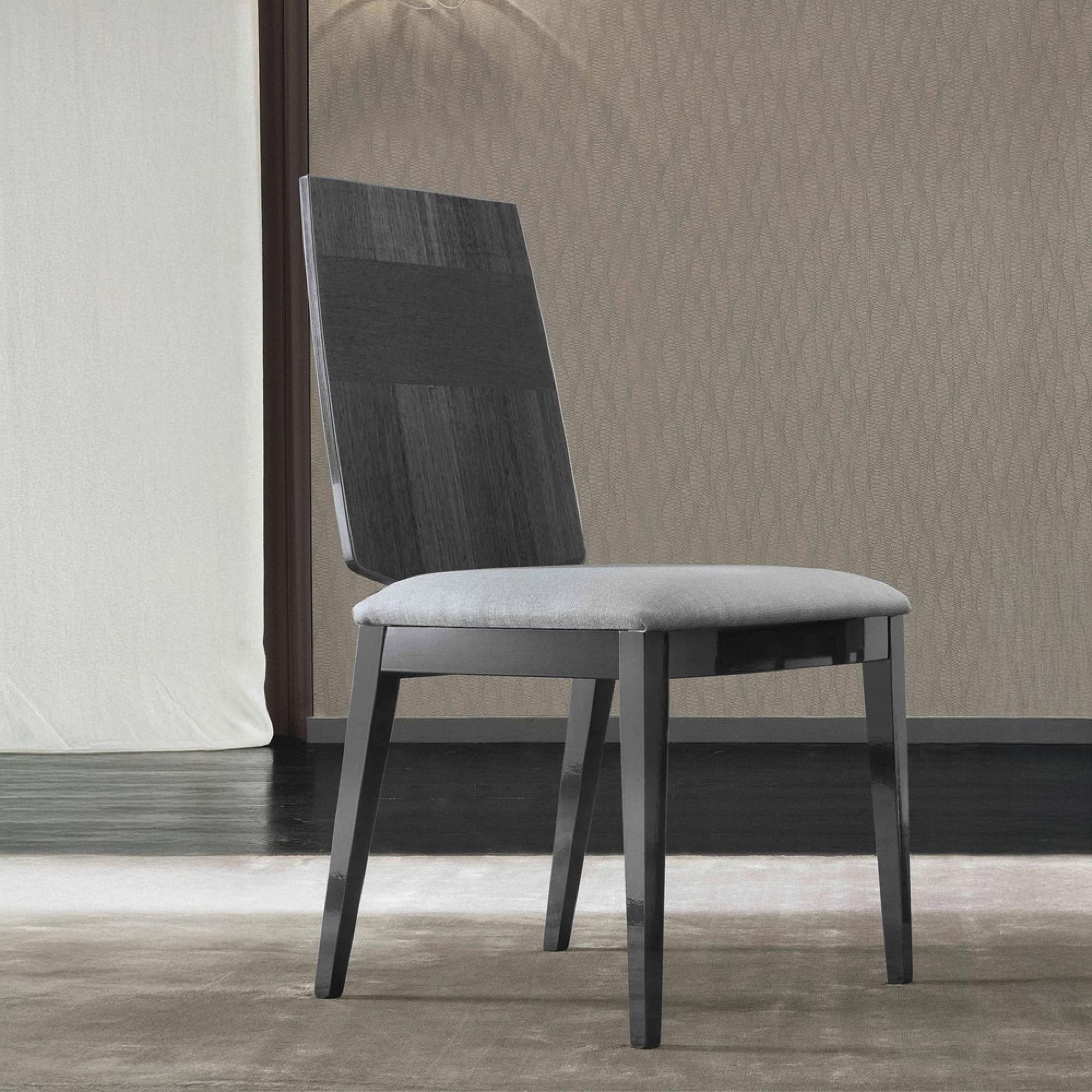 Montecarlo Dining Chair - Set of 2 - Grey Koto High Gloss