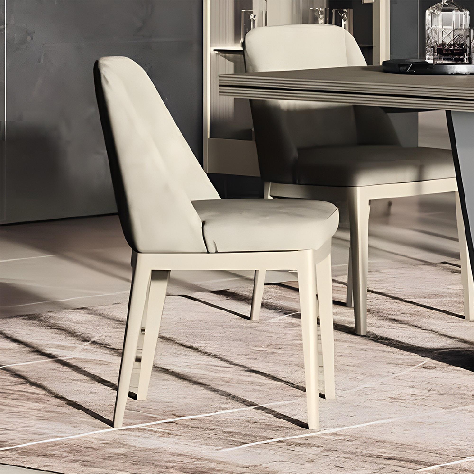 Prestige Italian Dining Chair - Beige - Fabric
