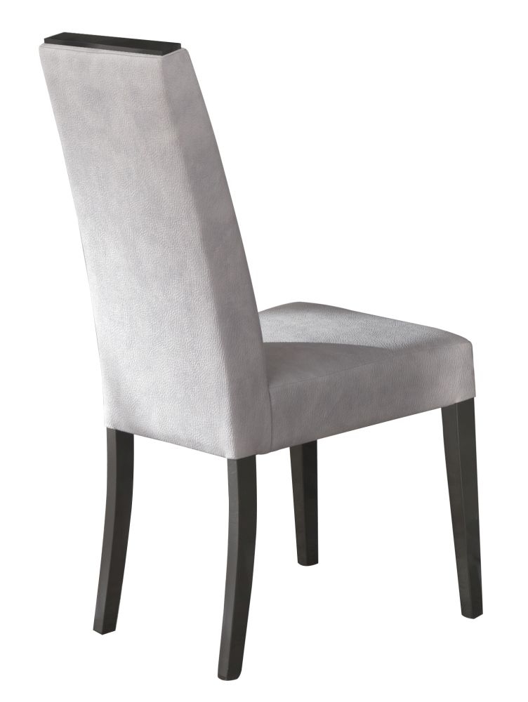Bagni Dining Chairs - Set of 2 - Grey Fabric