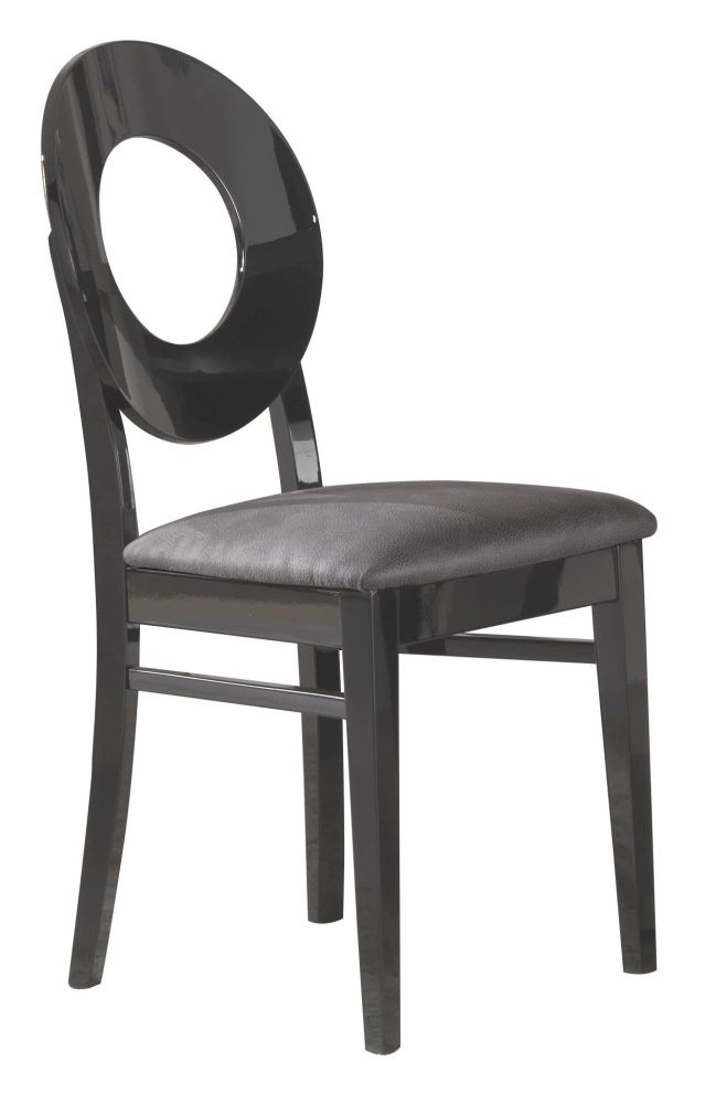 Bagni Dining Chairs - Set of 2 - Oval Back - Grey
