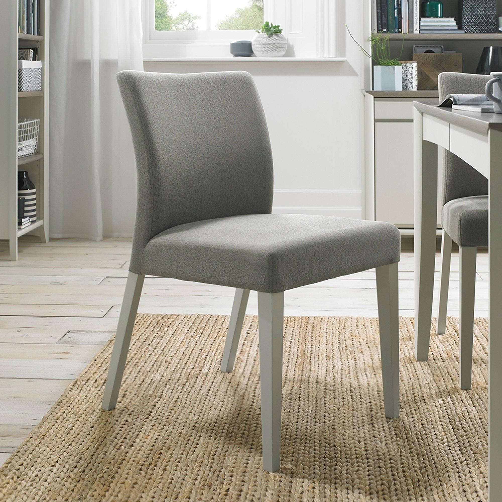 Bergen Dining Chairs - Set of 2 - Titanium Fabric