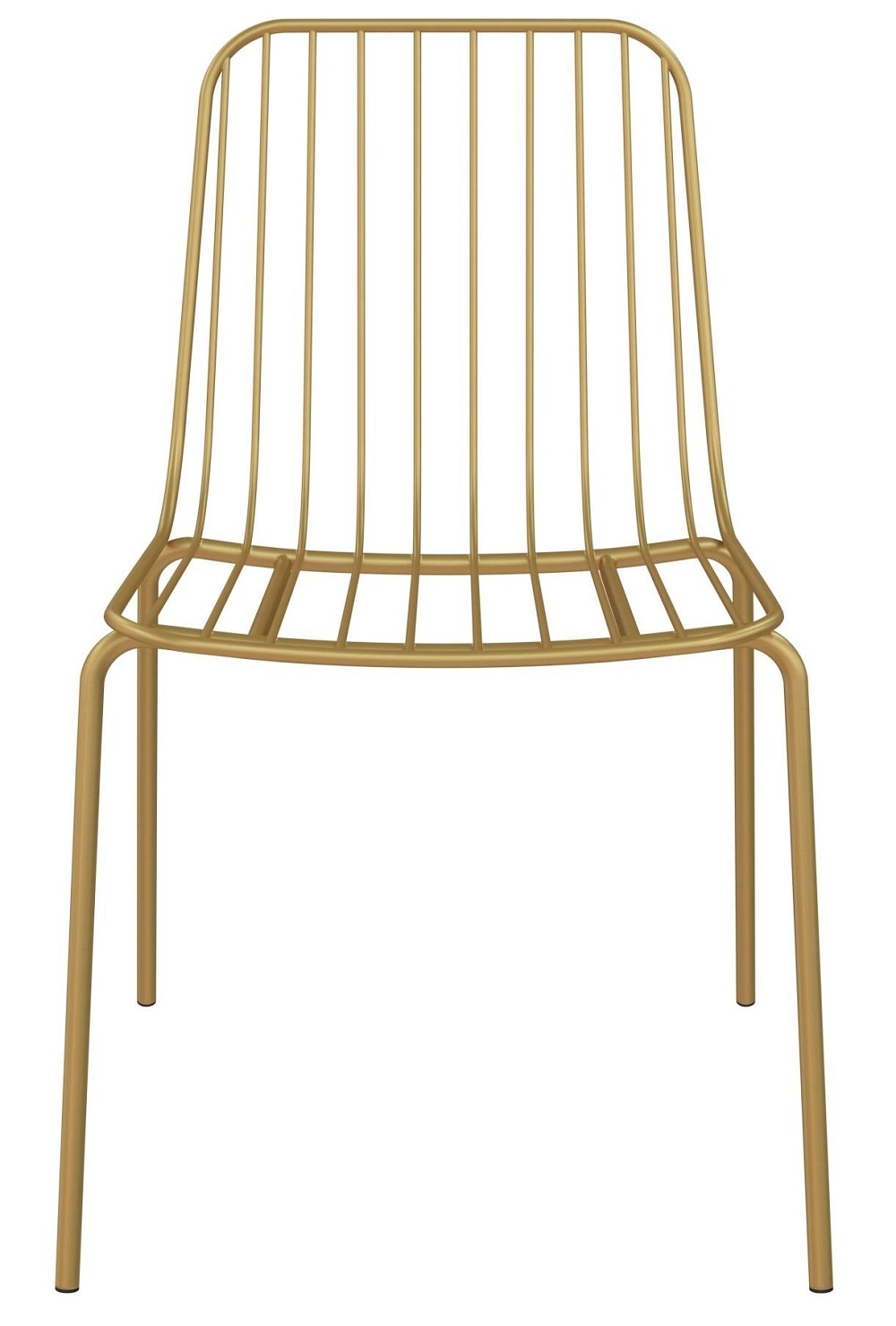 Caden Dining Chair - Set of 2 - Gold Metal Wire - C025013UK