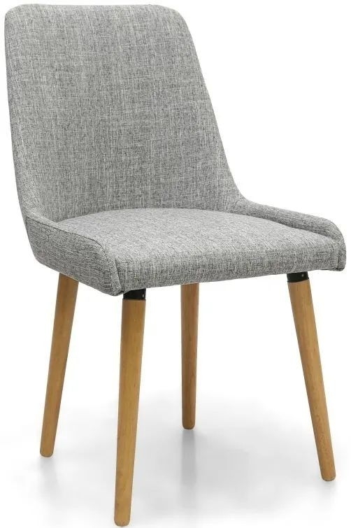 Capri Dining Chair - Set of 2 - Flax Grey Weave