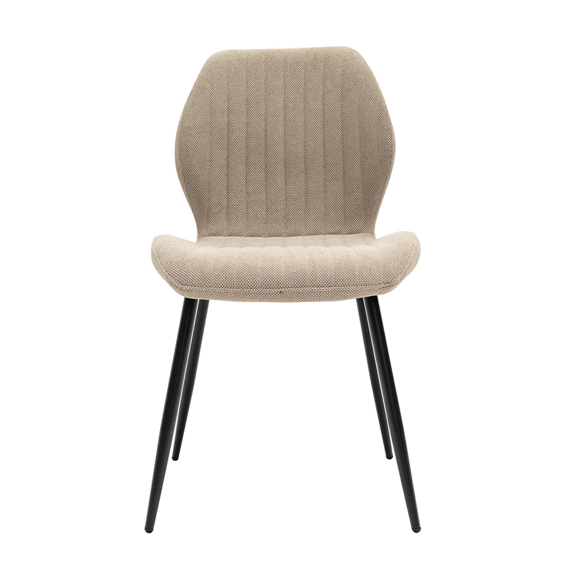 Conway Dining Chair - Set of 2 - Stone Fabric