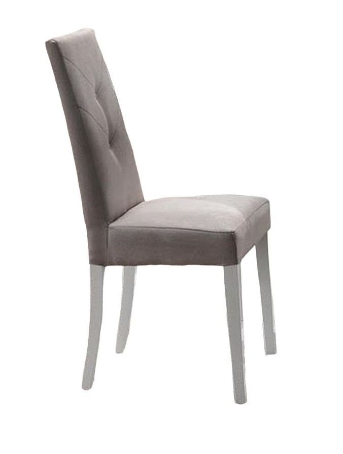 Enna Dining Chairs - Set of 2 - Grey Fabric