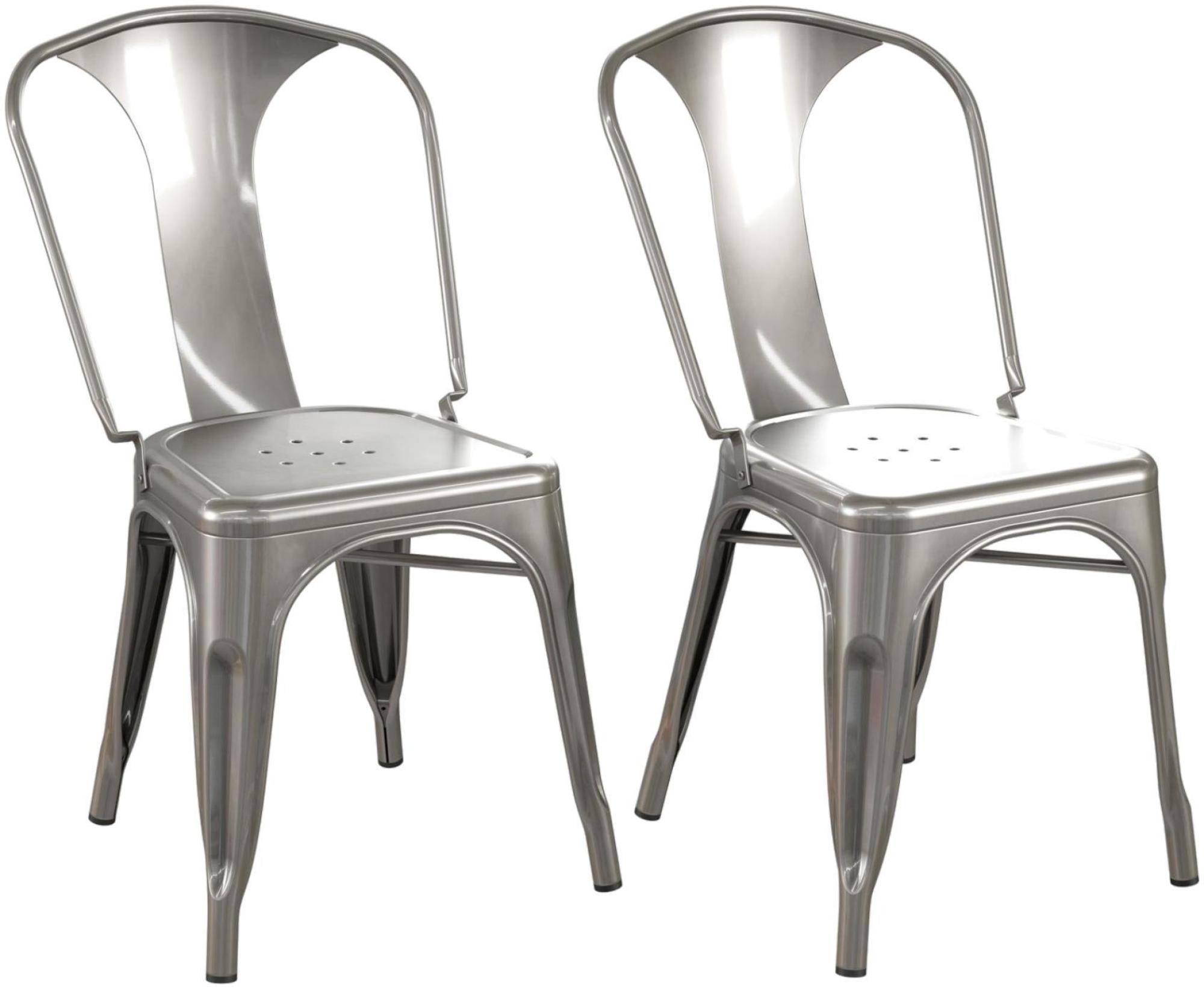 Finn Dining Chair - Set of 2 - Grey - C009012UK
