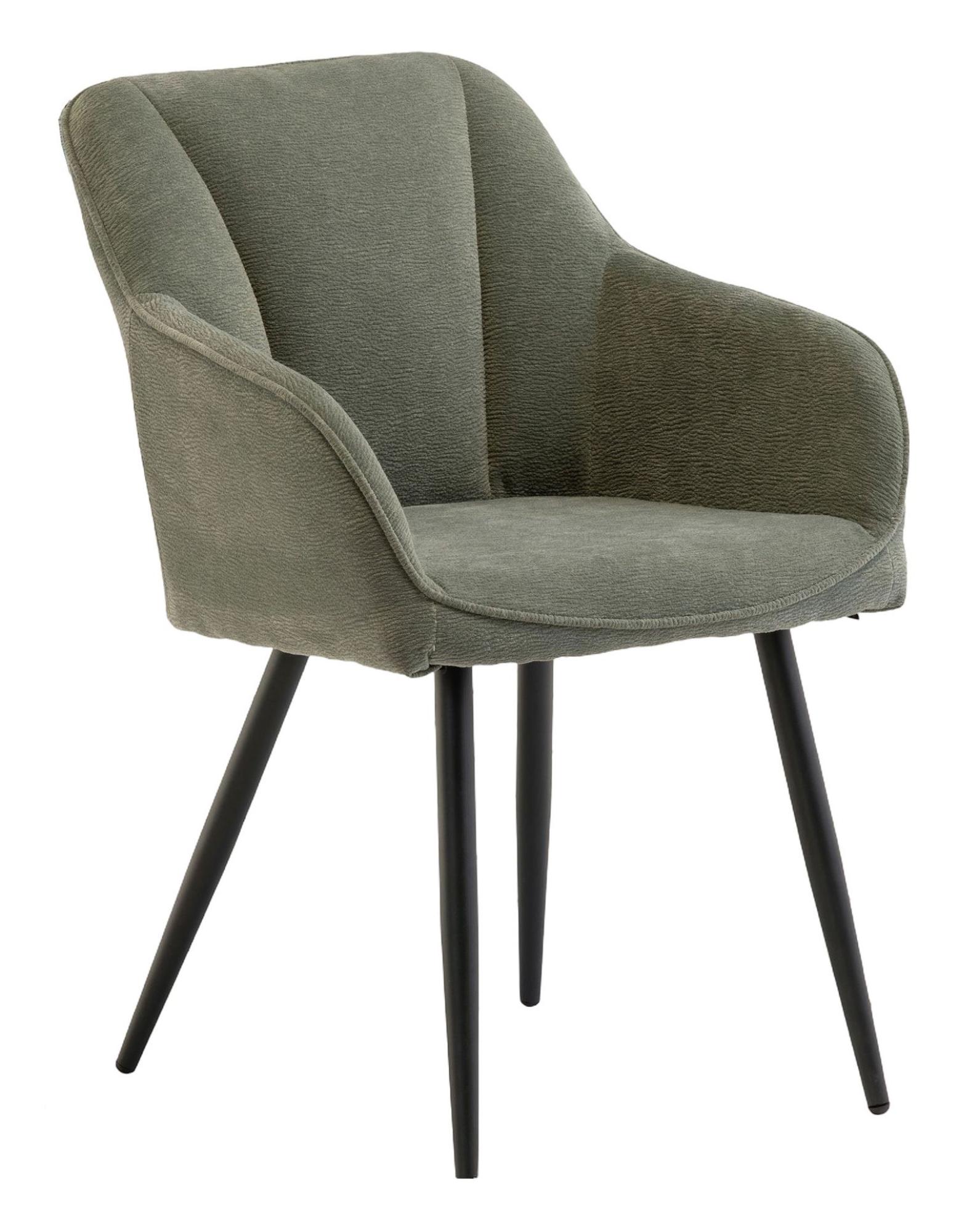 Hugo Dining Chair - Set of 2 - Mint Green Fabric