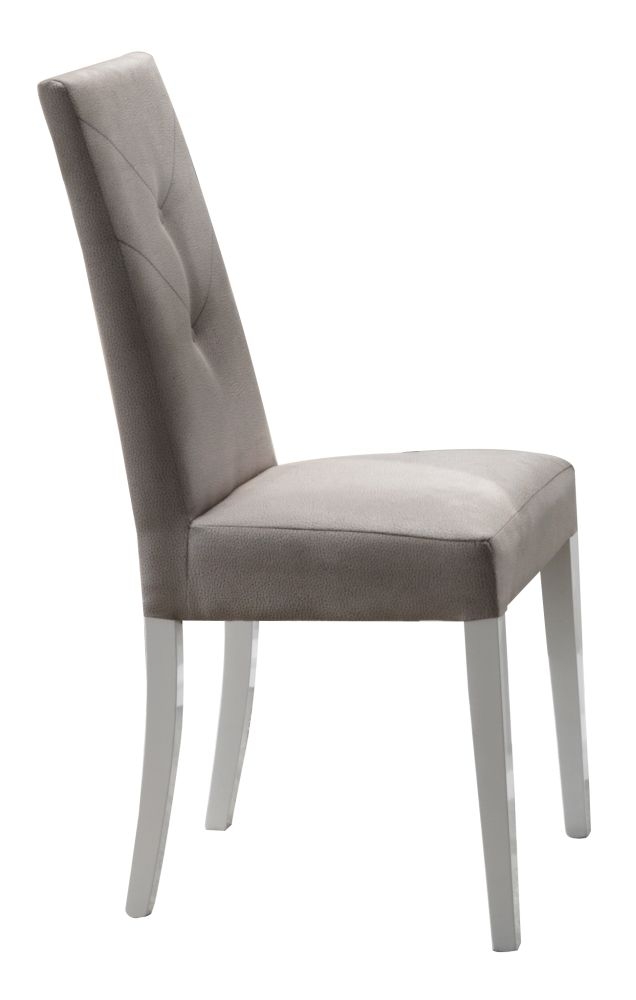 Naro Dining Chairs - Set of 2 - Grey Fabric