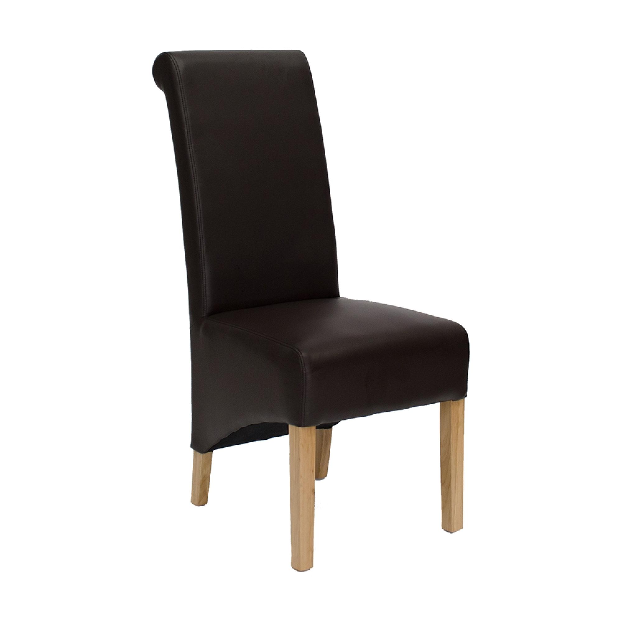 Richmond Dining Chair - Set of 2 - Matt Coco Bonded Leather