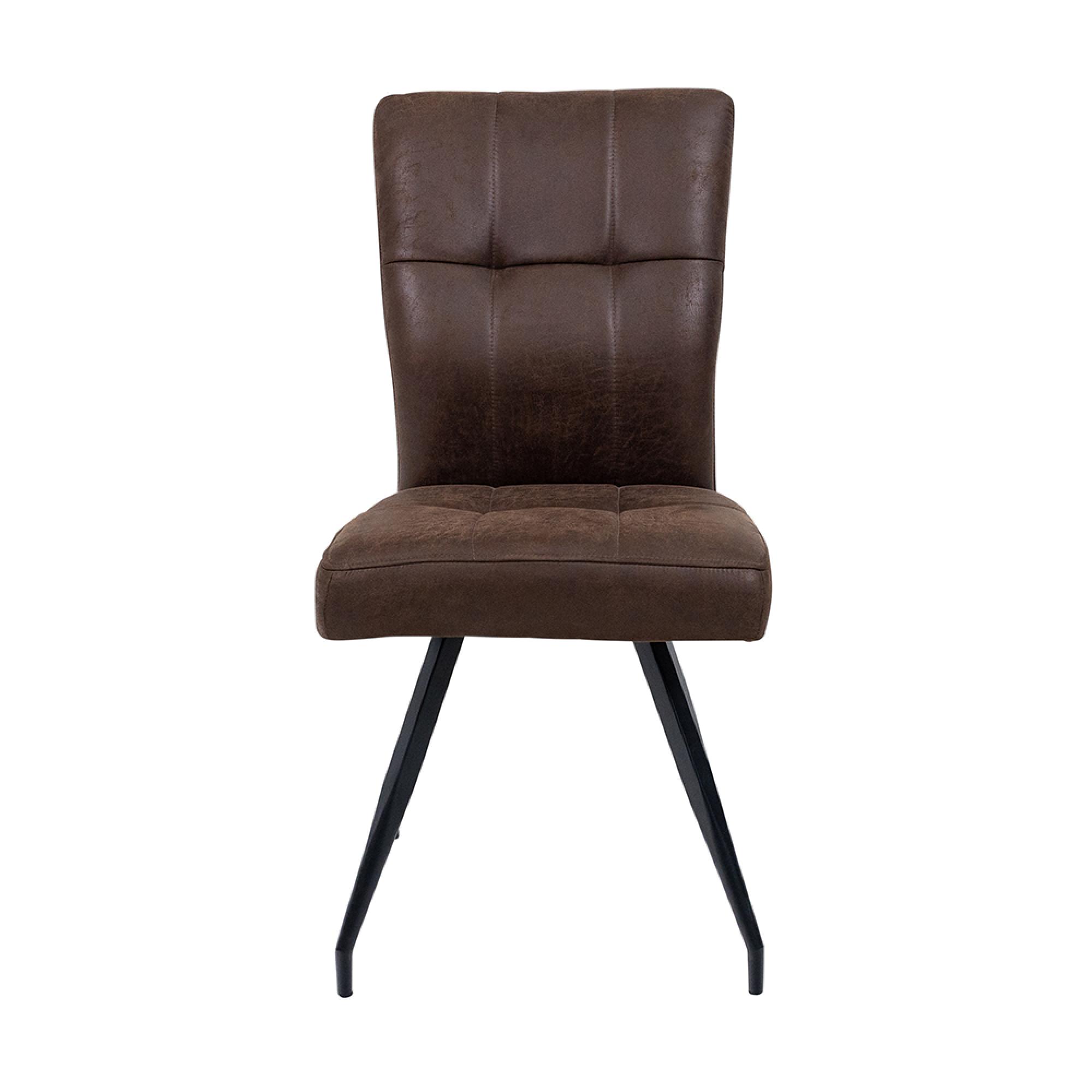 Sabena Dining Chair - Set of 2 - Antique Ebony Fabric