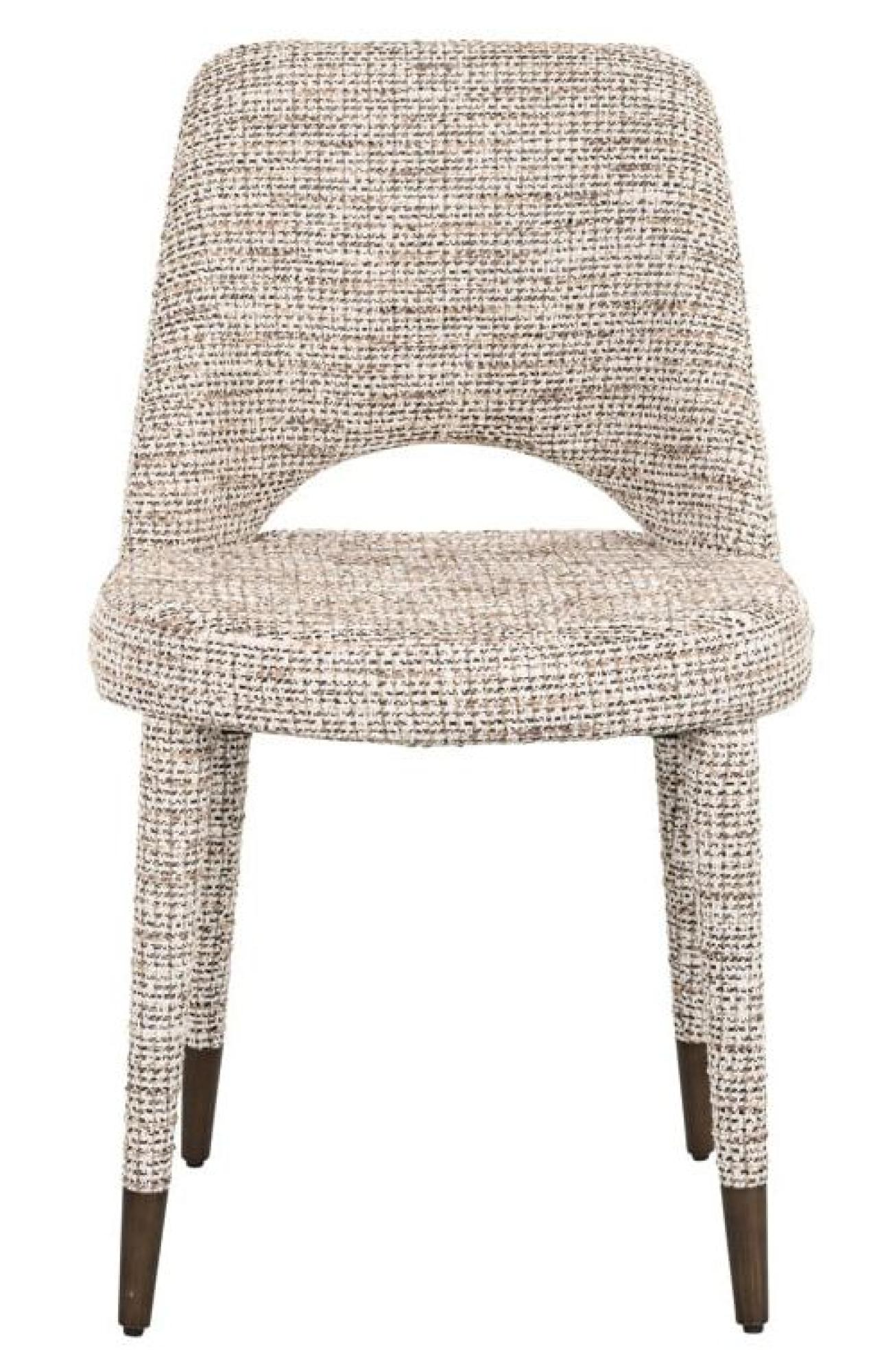 Cecilia Natural Fabric Dining Chair (Set of 2)
