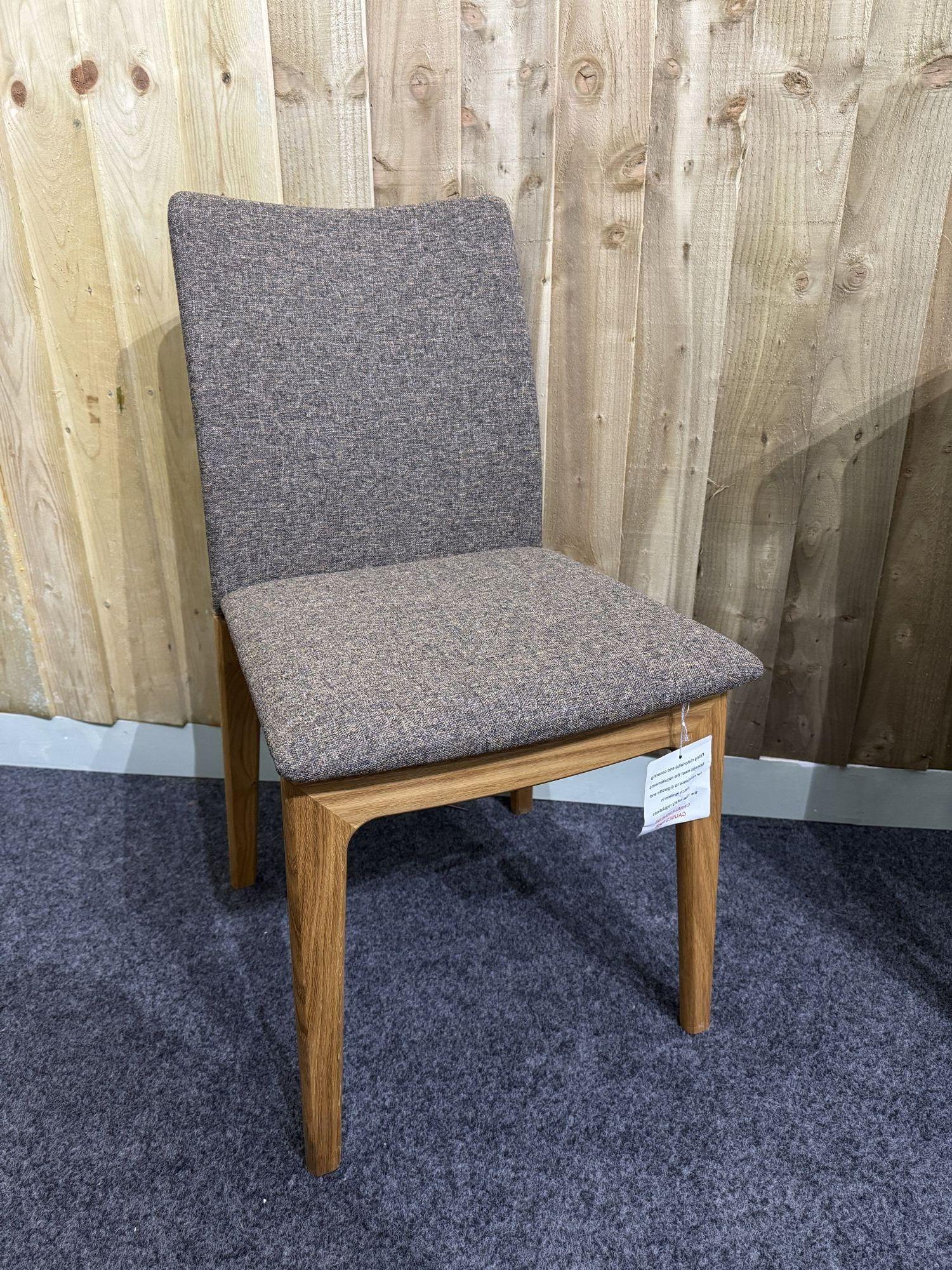 Remix Dining Chair - Grey Fabric - SM63 - EX Display