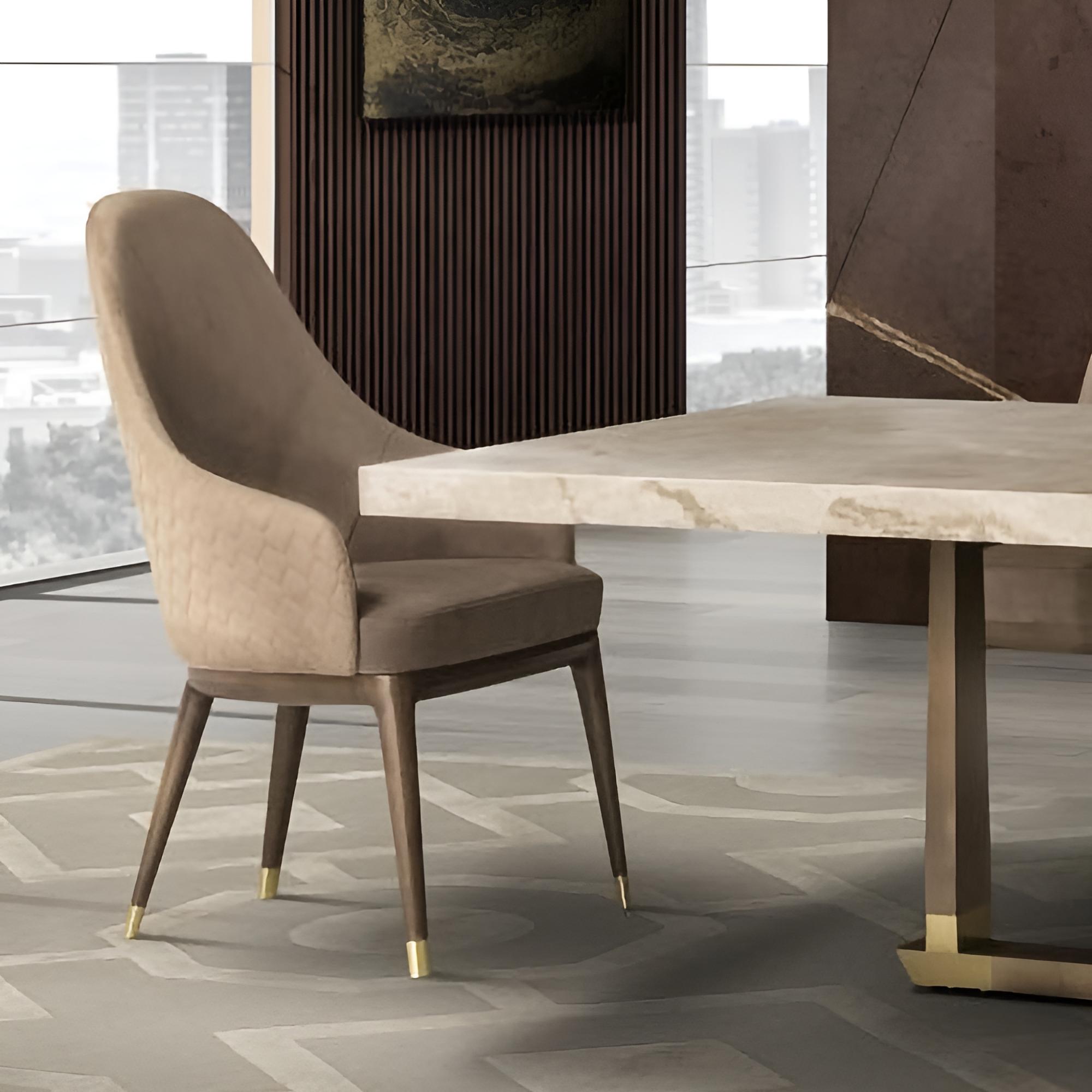 Sylvia Dining Armchair - Leather - Variation Available