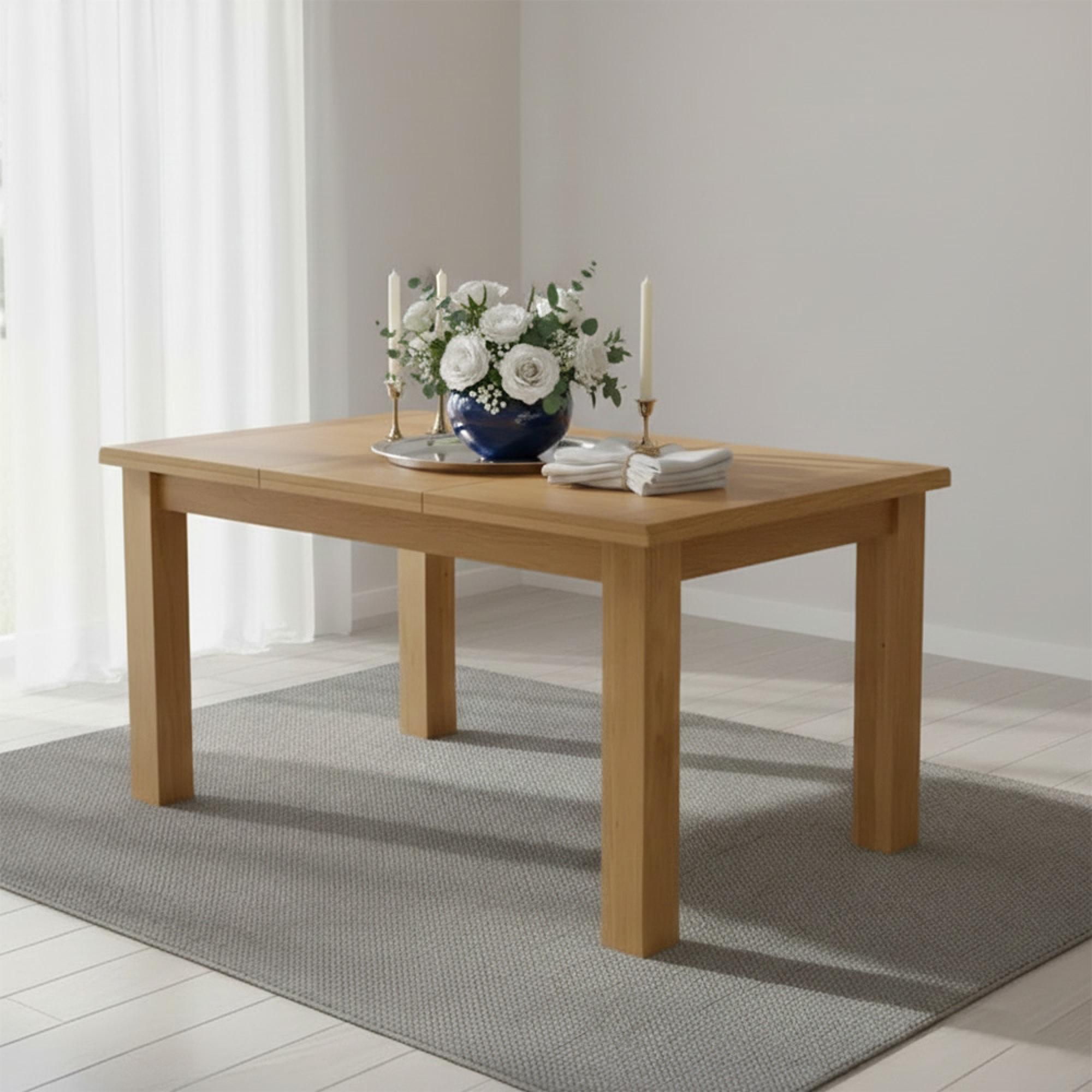 Salisbury Premium Oak - Dining Table - 4 Seater - 150cm