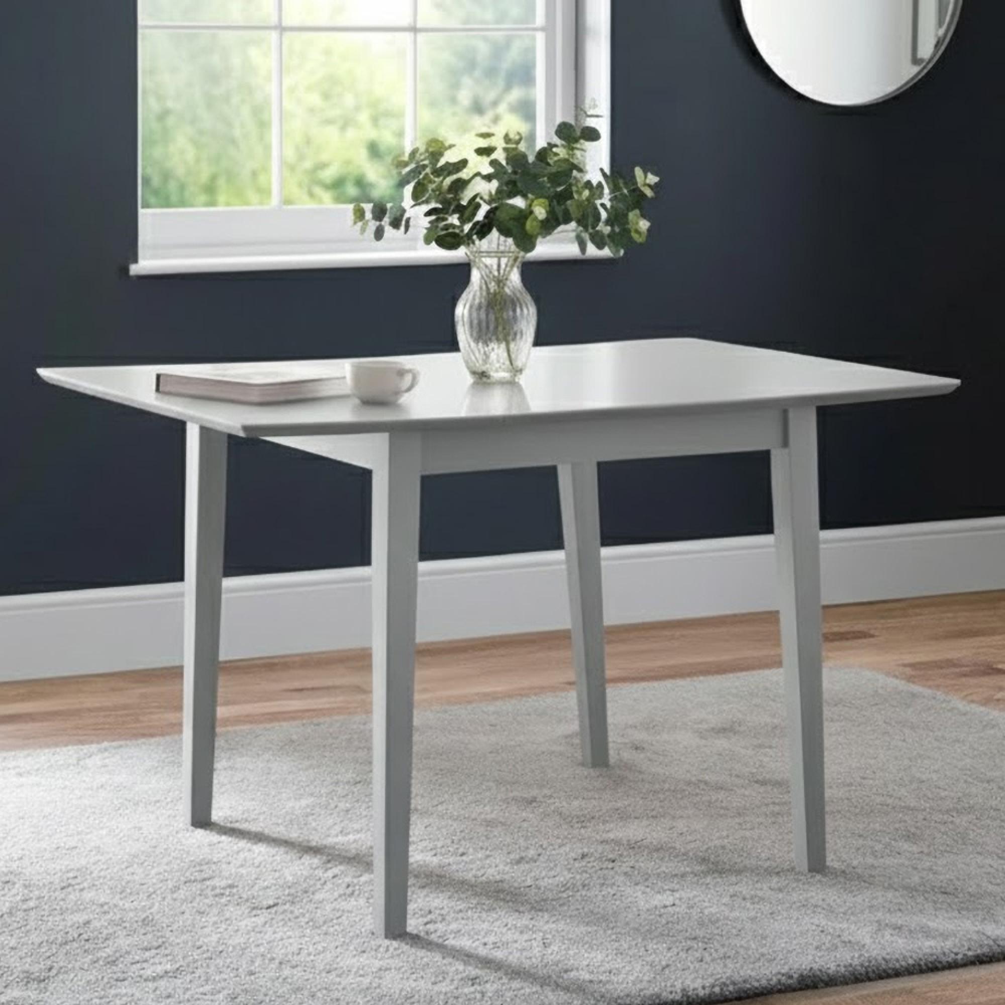 Rufford Extending Dining Table - 2-4 Seater - 80cm-120cm - Grey