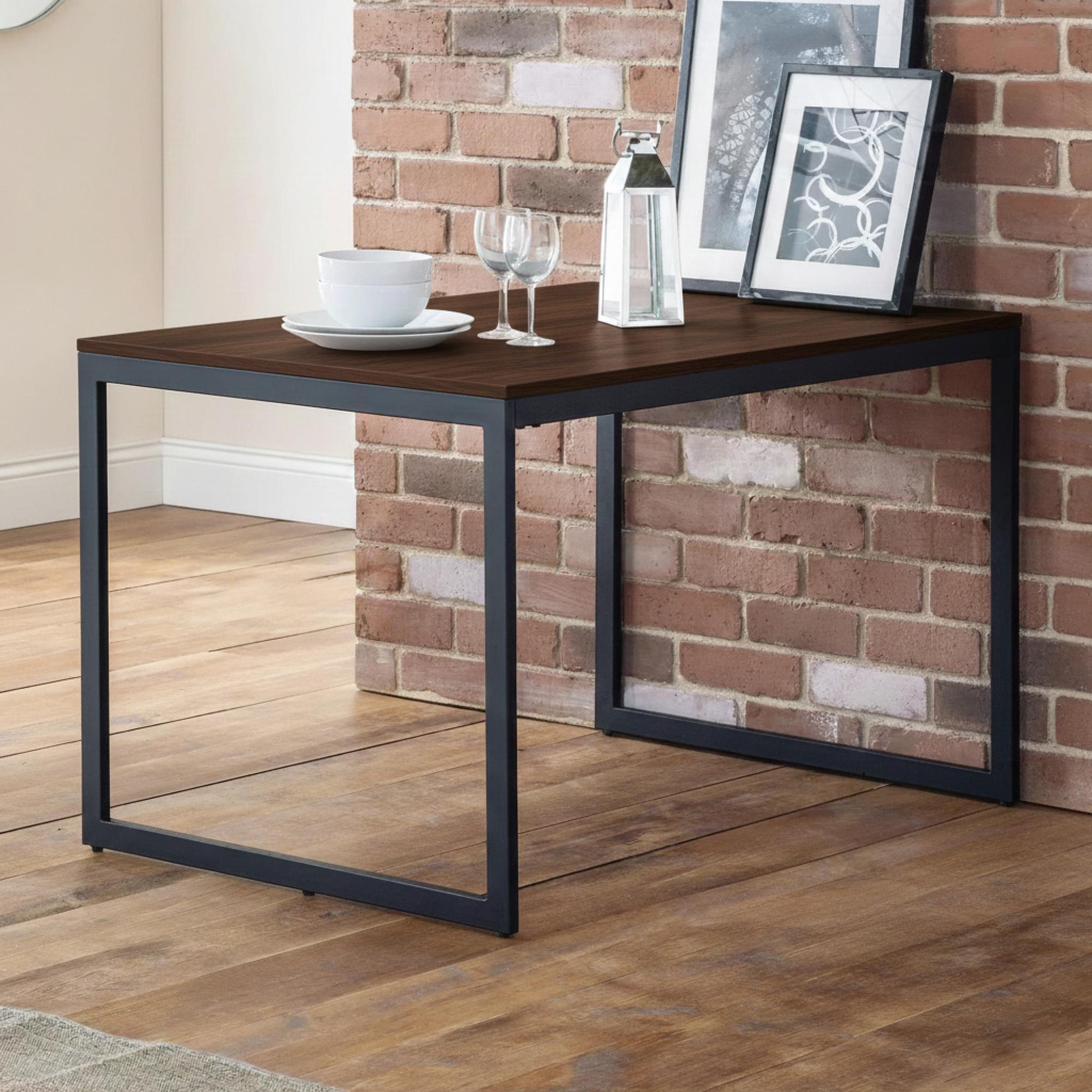 Tribeca Dining Table - 4 Seater - 120cm - Walnut