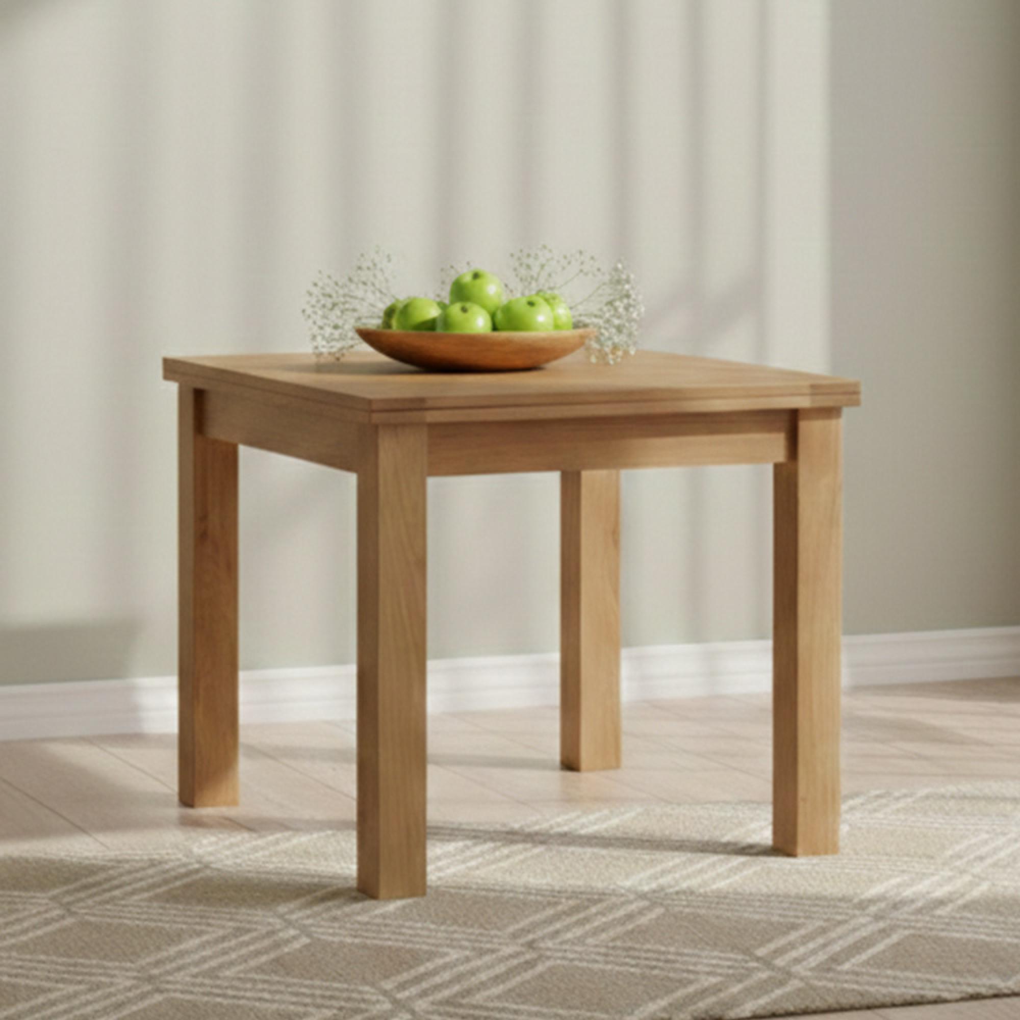 Appleby Flip Top Extending Dining Table - 2-6 Seater - 91cm-183cm - Oak