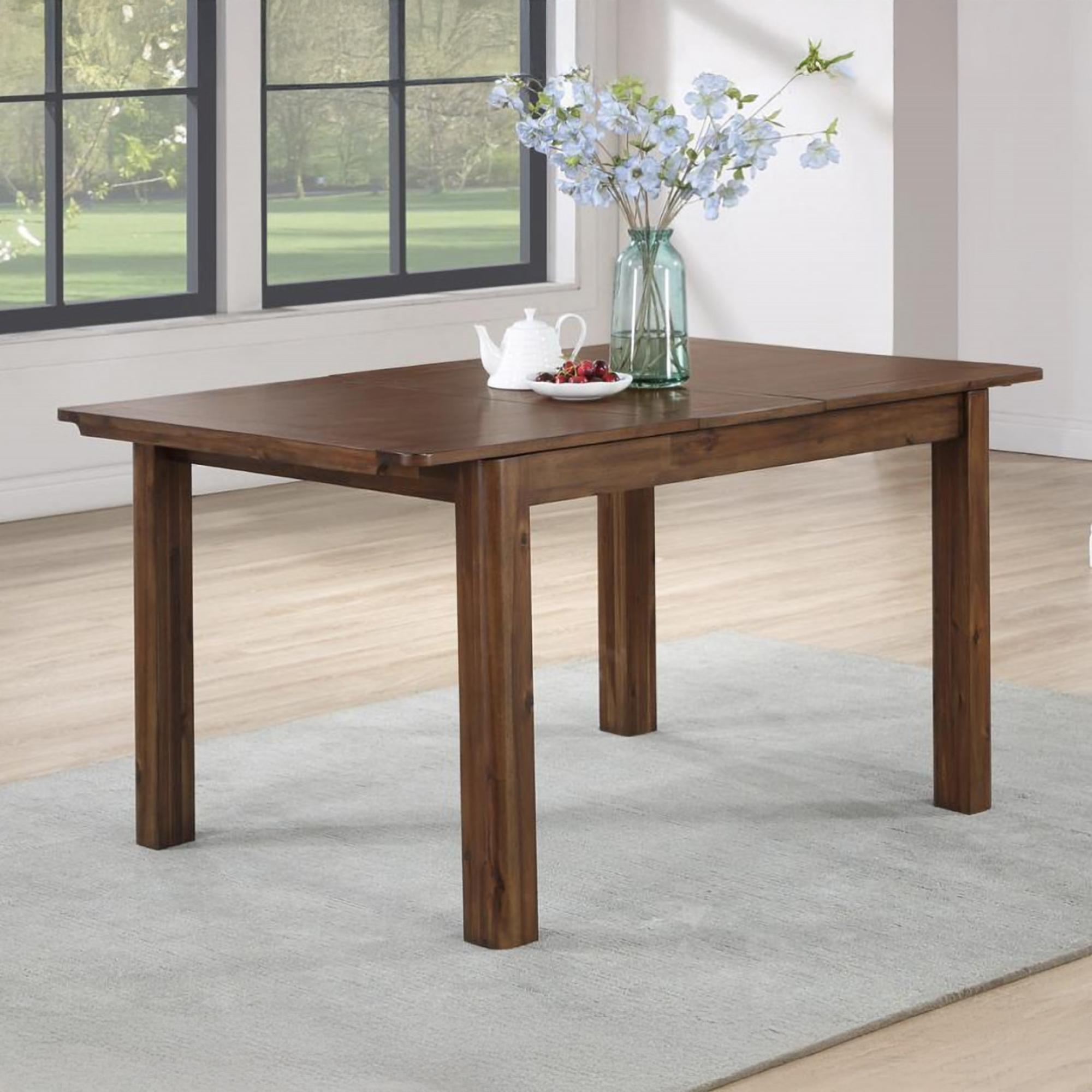 Monterey Extending Dining Table - 4-6 Seater - 120cm-150cm - Acacia Wood