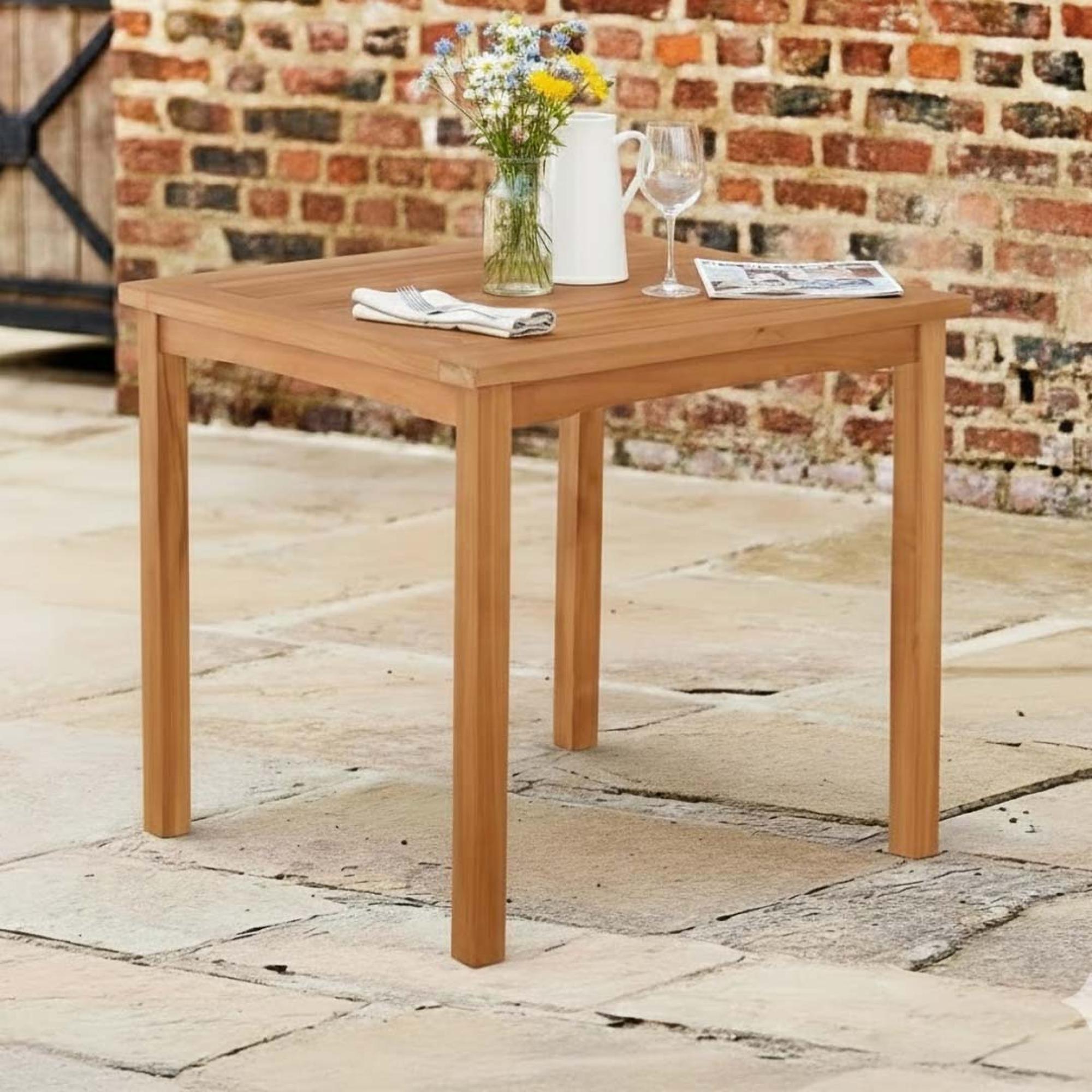 Marbrook Outdoor Teak Square Dining Table