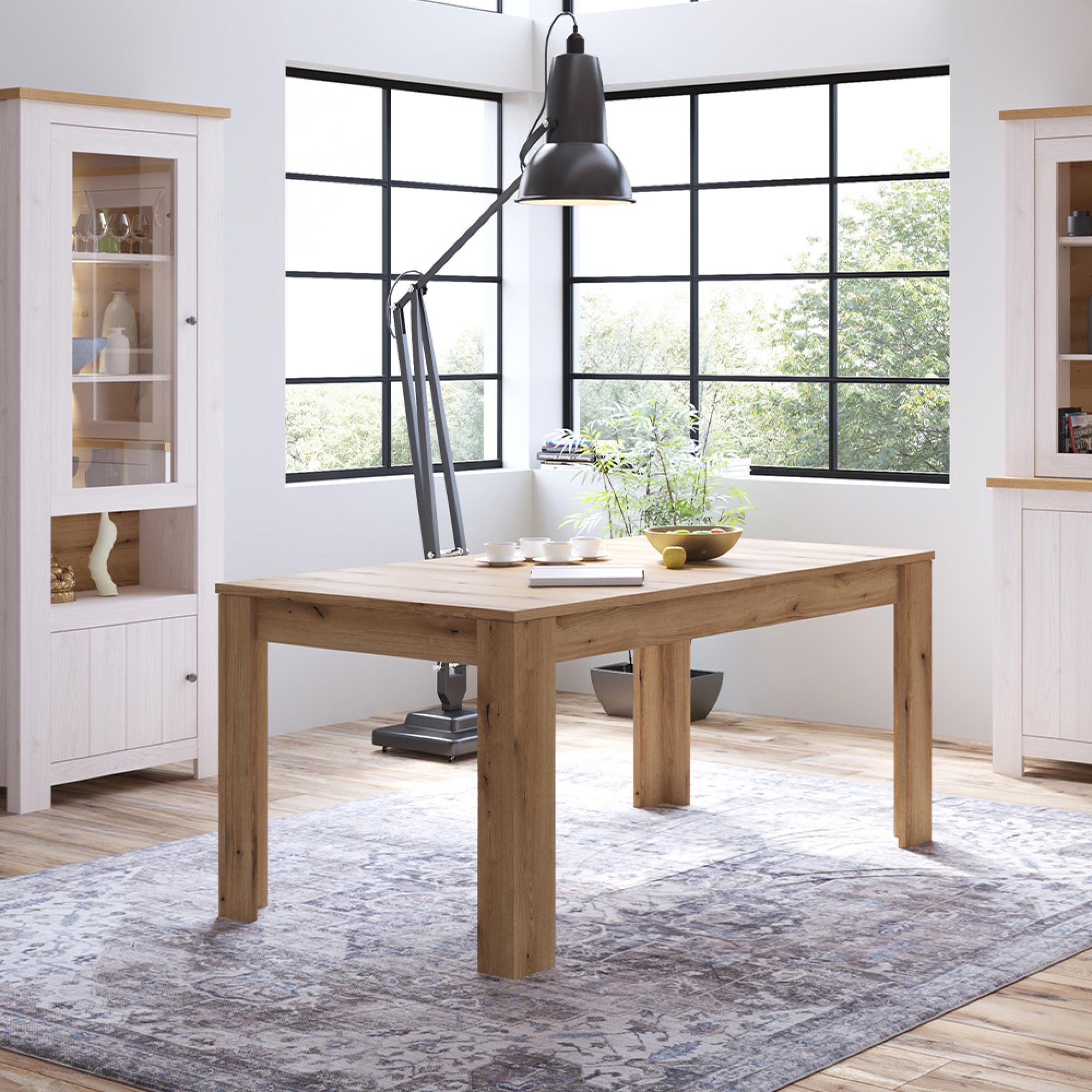 Celesto Extending Dining Table - 6-8 Seater - Oak