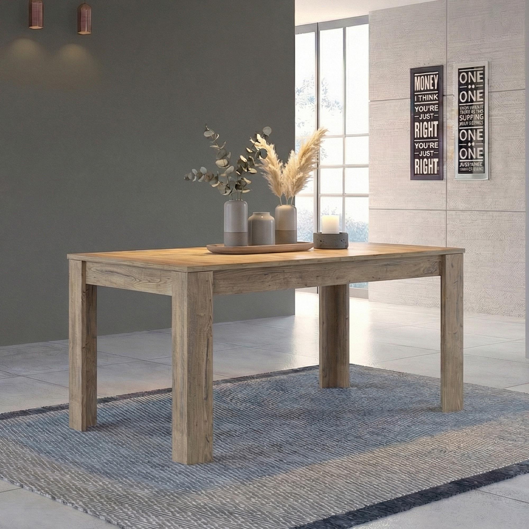 Rapallo Extending Dining Table - 6-8 Seater - Oak