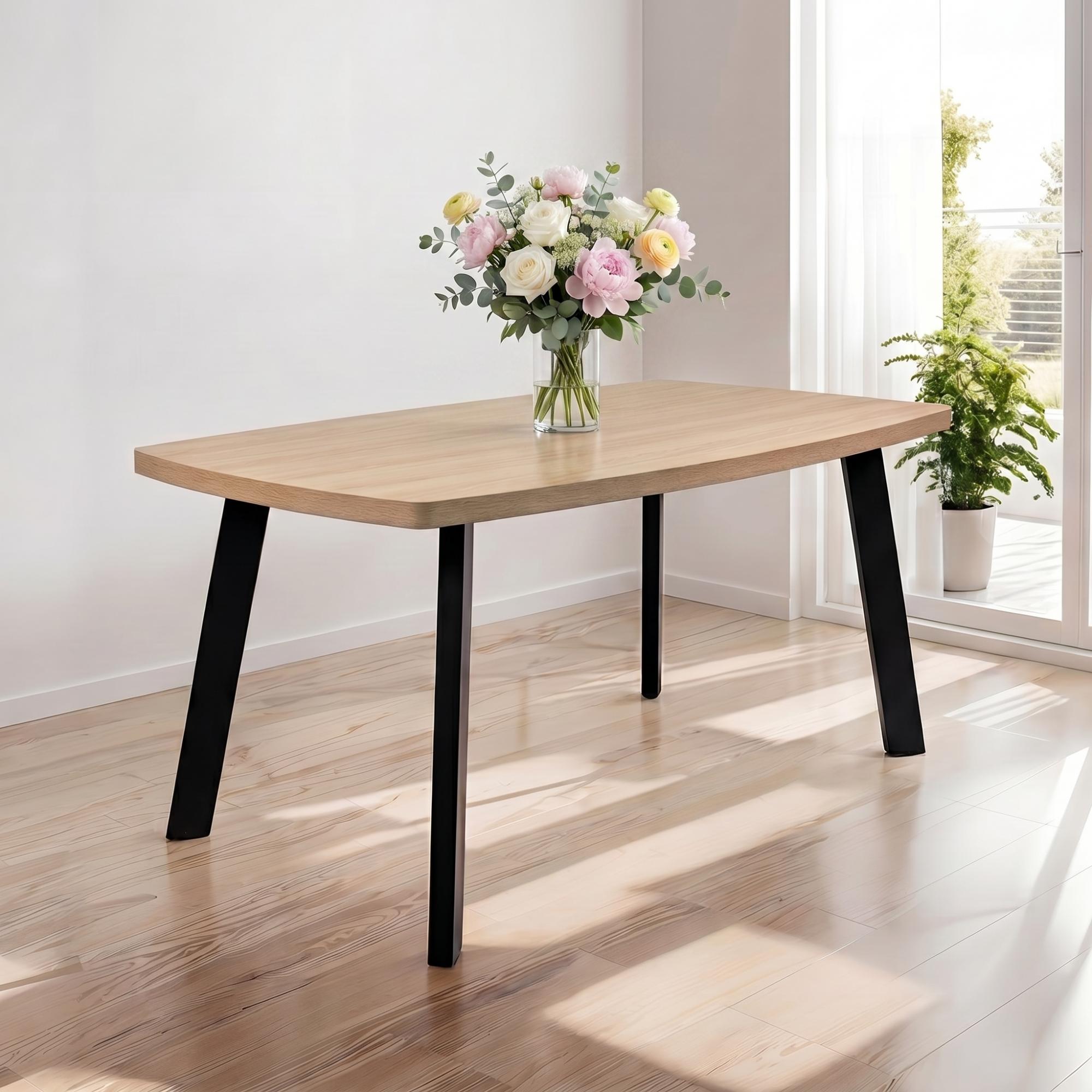Dalton Dining Table - 6 Seater - 160cm - Light Oak